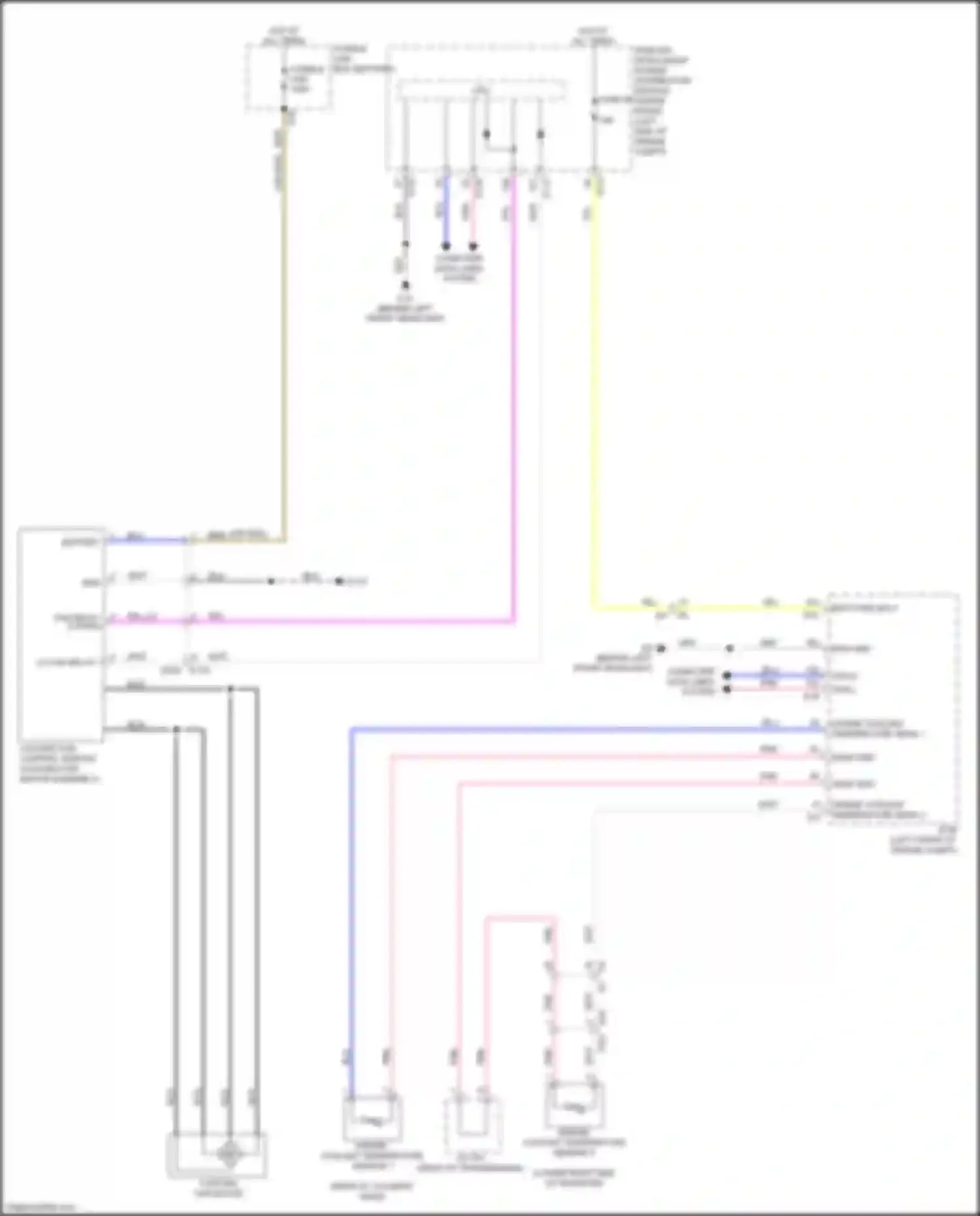Wiring diagram lo fan relay 1 for Infiniti QX50 II (2017-2024) (2 of 2)