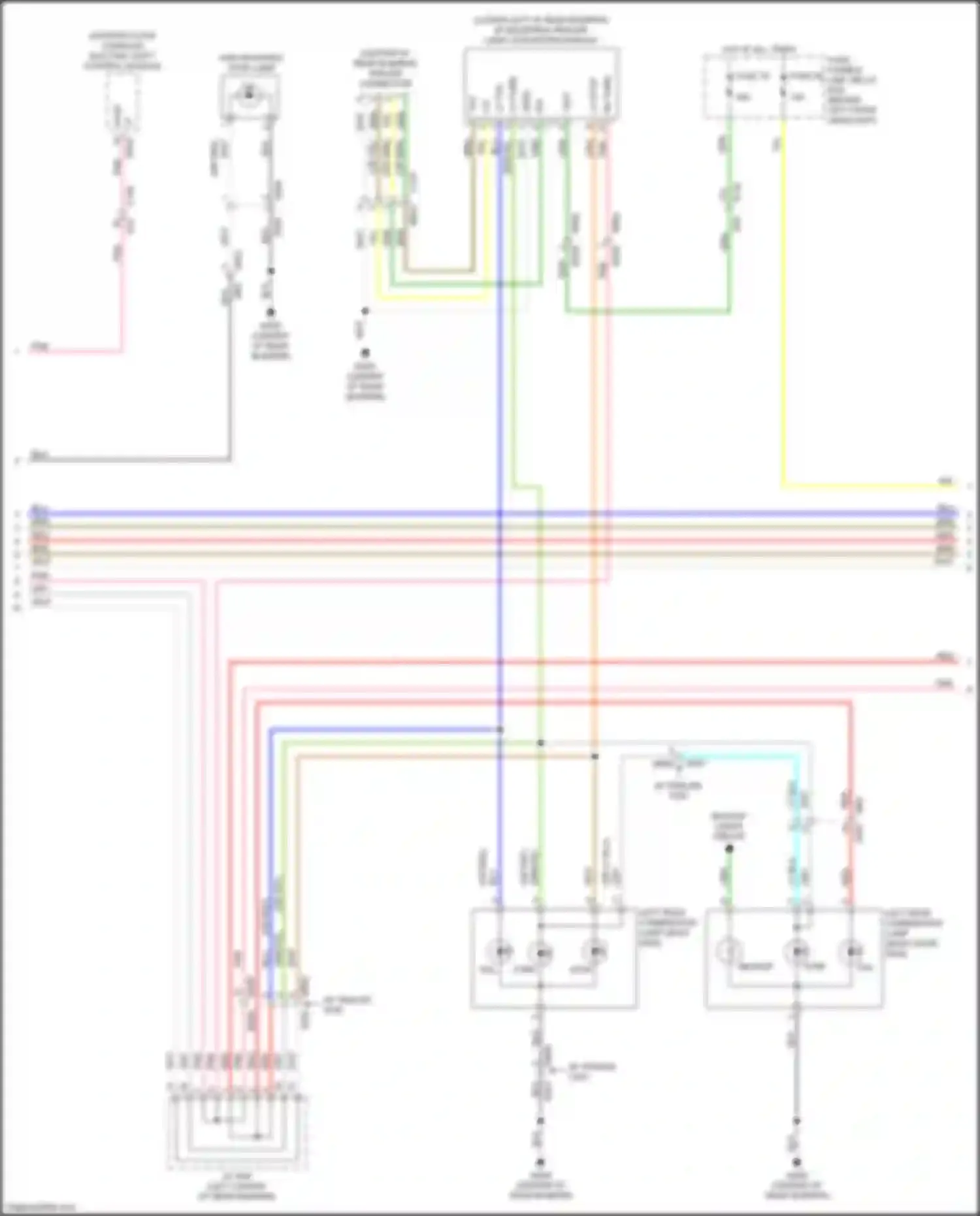 Wiring diagram lt blu for Infiniti QX50 II (2017-2024) (28 of 103)