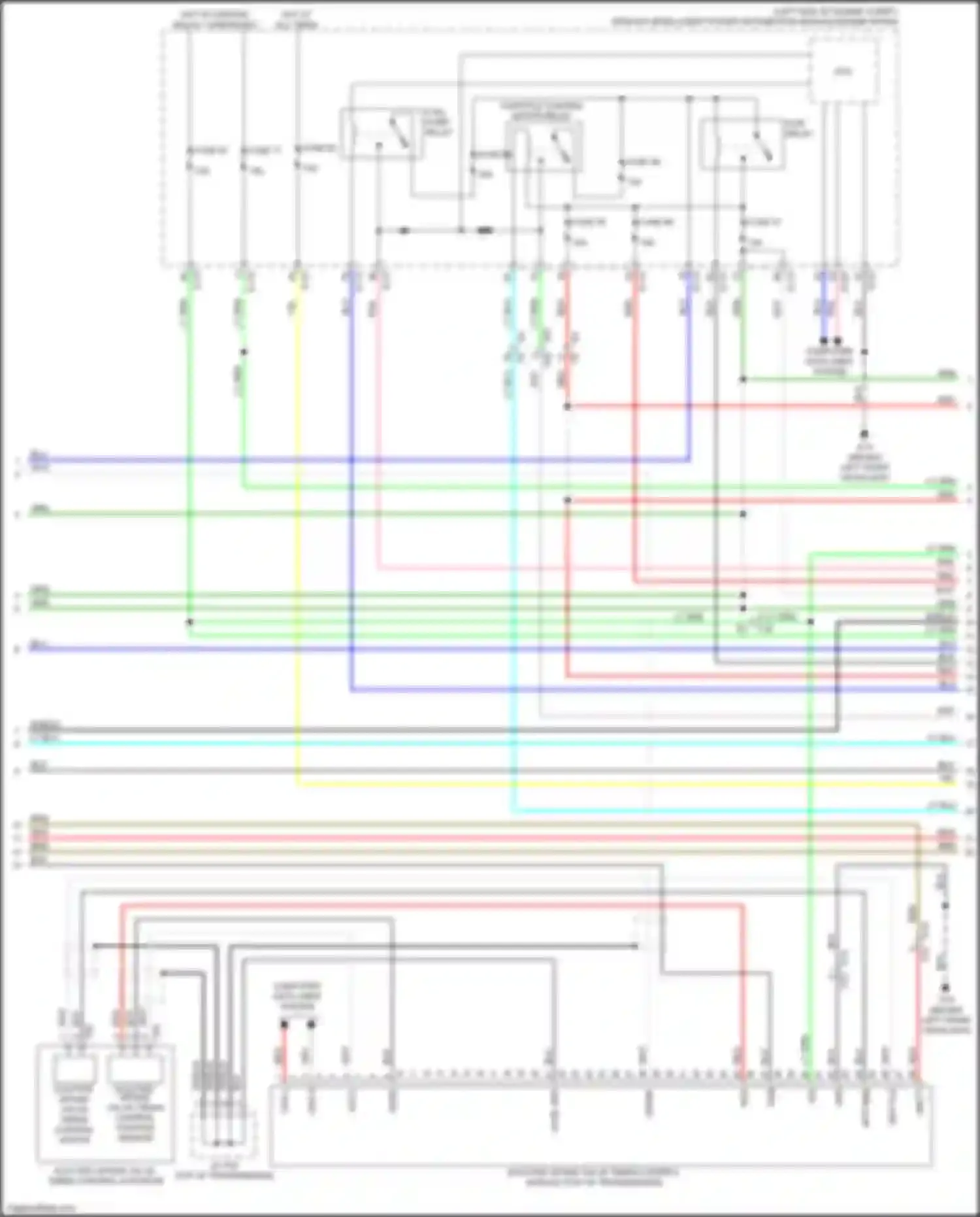 Wiring diagram mot mns for Infiniti QX50 II (2017-2024) (1 of 1)
