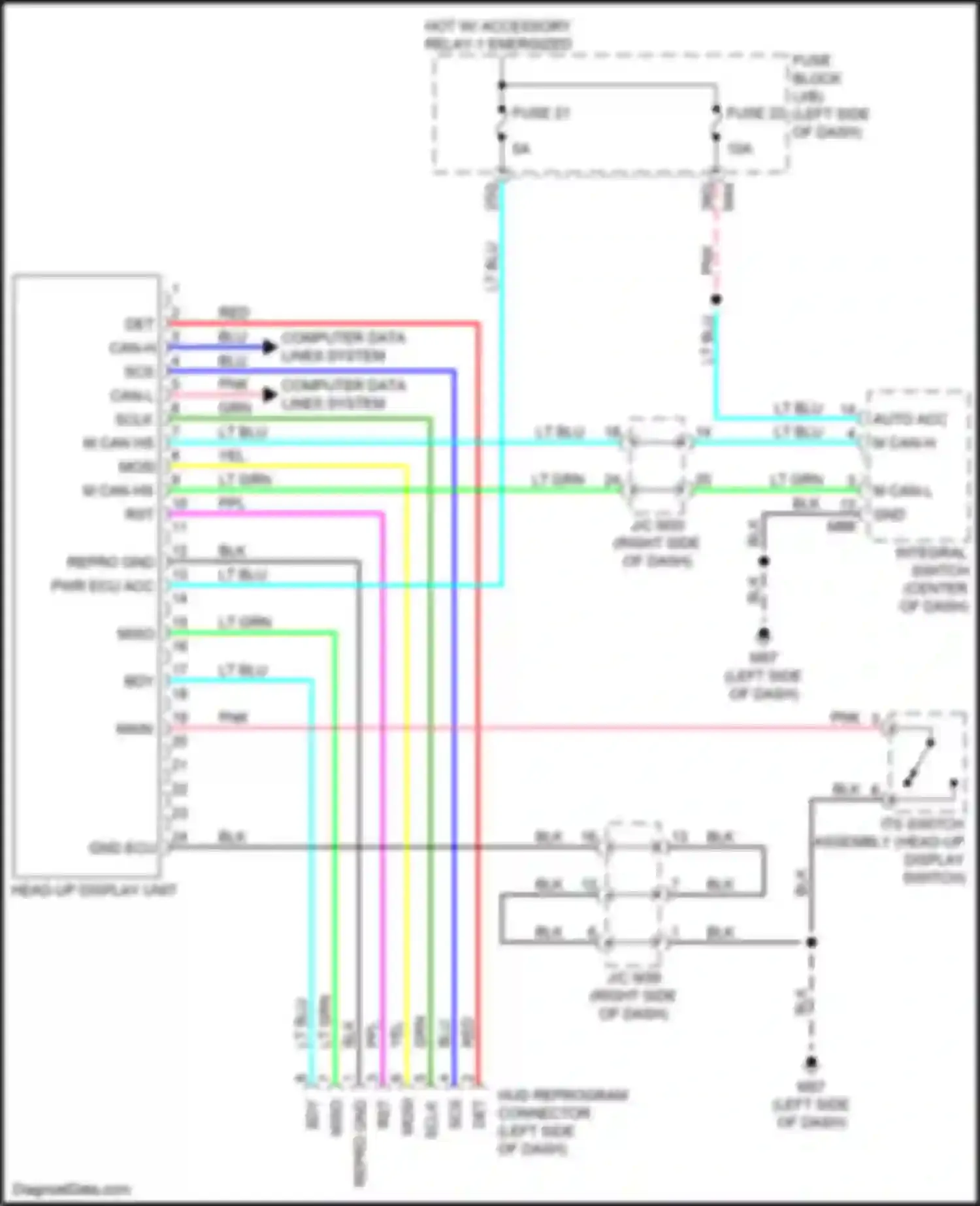 Wiring diagram pnk for Infiniti QX50 II (2017-2024) (54 of 121)