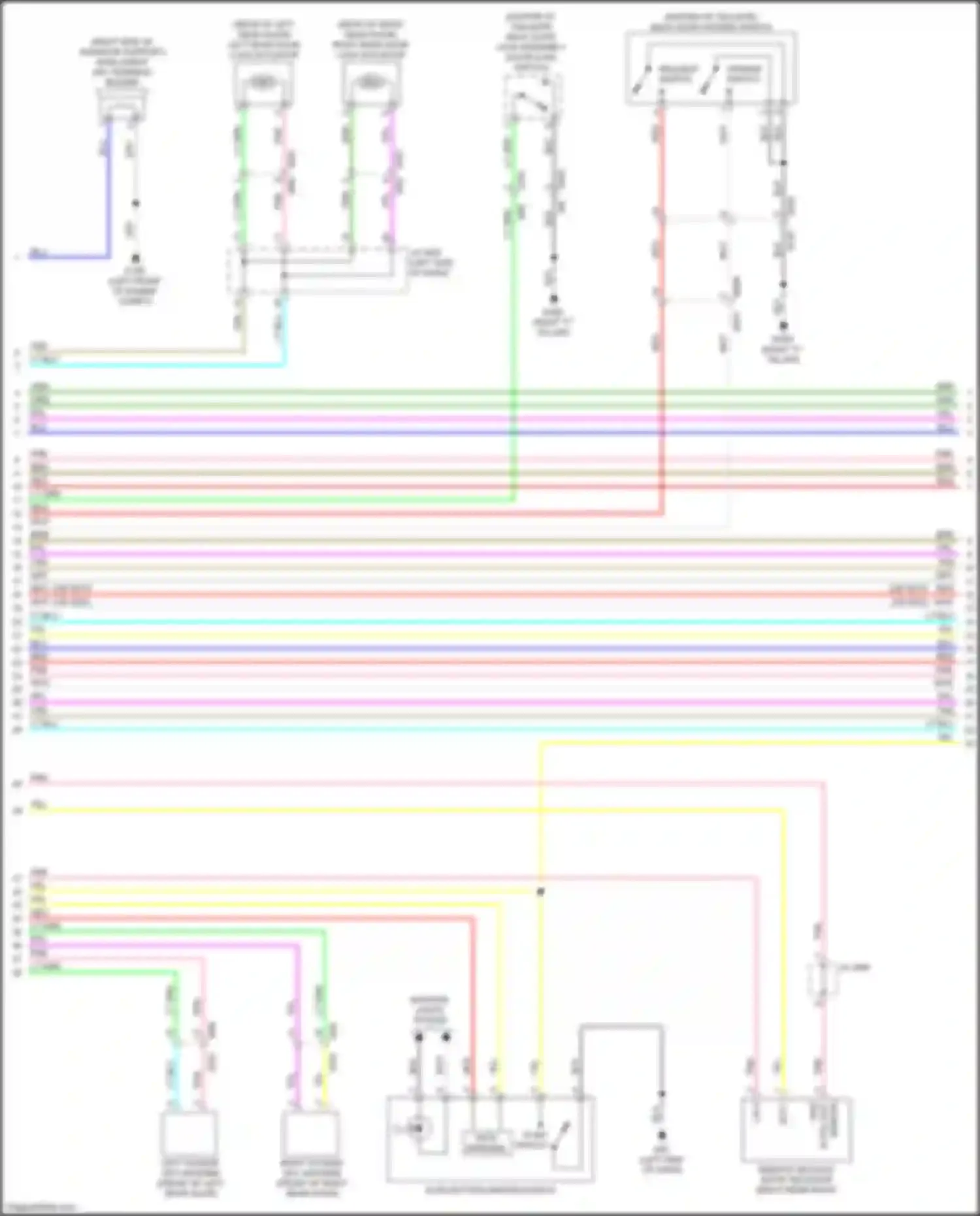 Wiring diagram pnk for Infiniti QX50 II (2017-2024) (7 of 121)