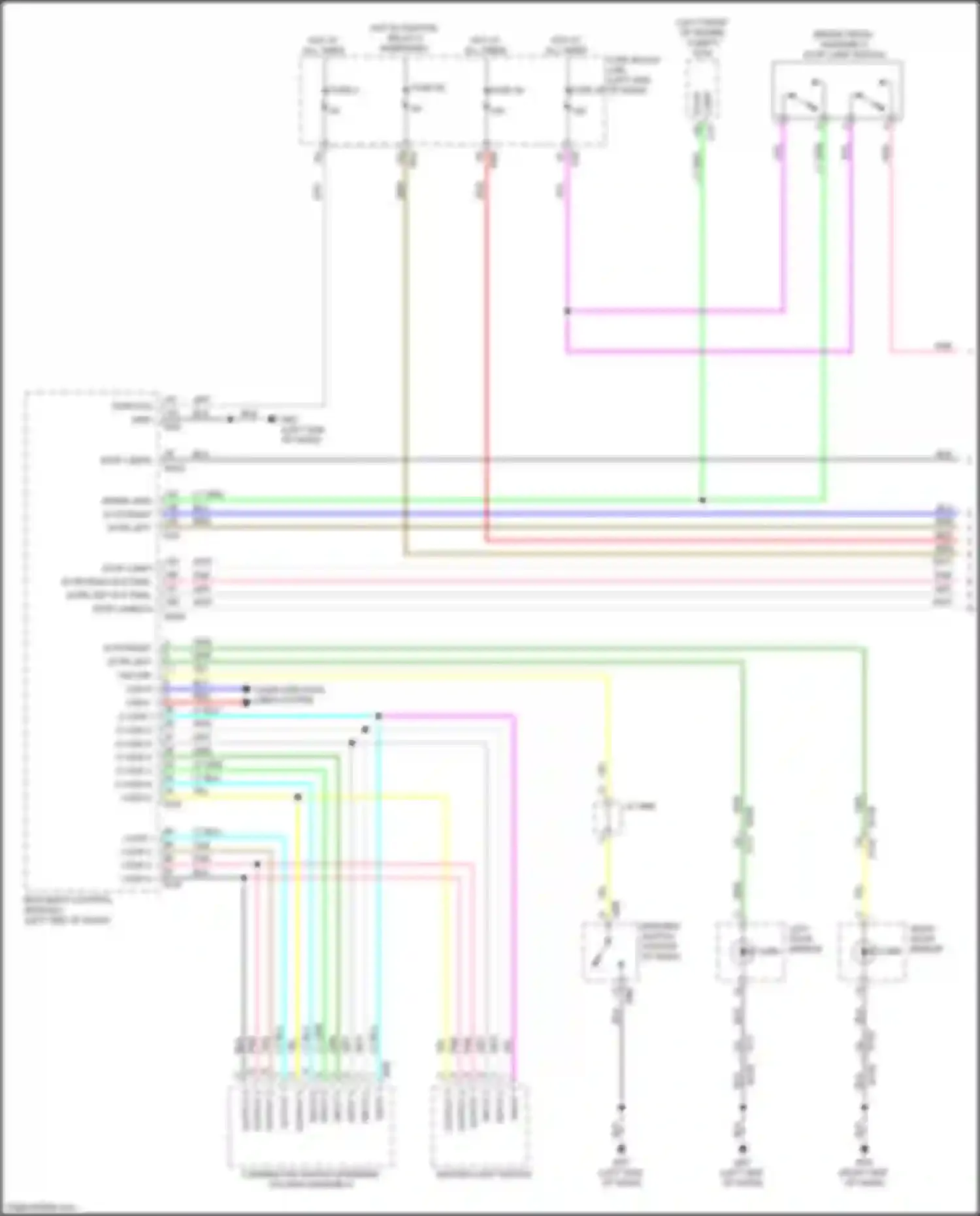 Wiring diagram pnk for Infiniti QX50 II (2017-2024) (87 of 121)