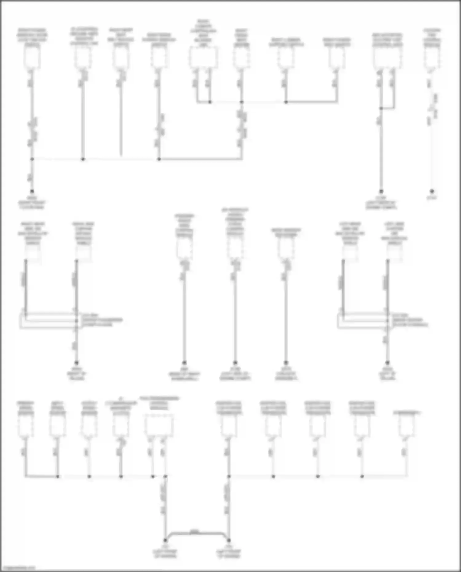 Wiring diagram right front seat heater for Infiniti QX50 II (2017-2024) (1 of 2)
