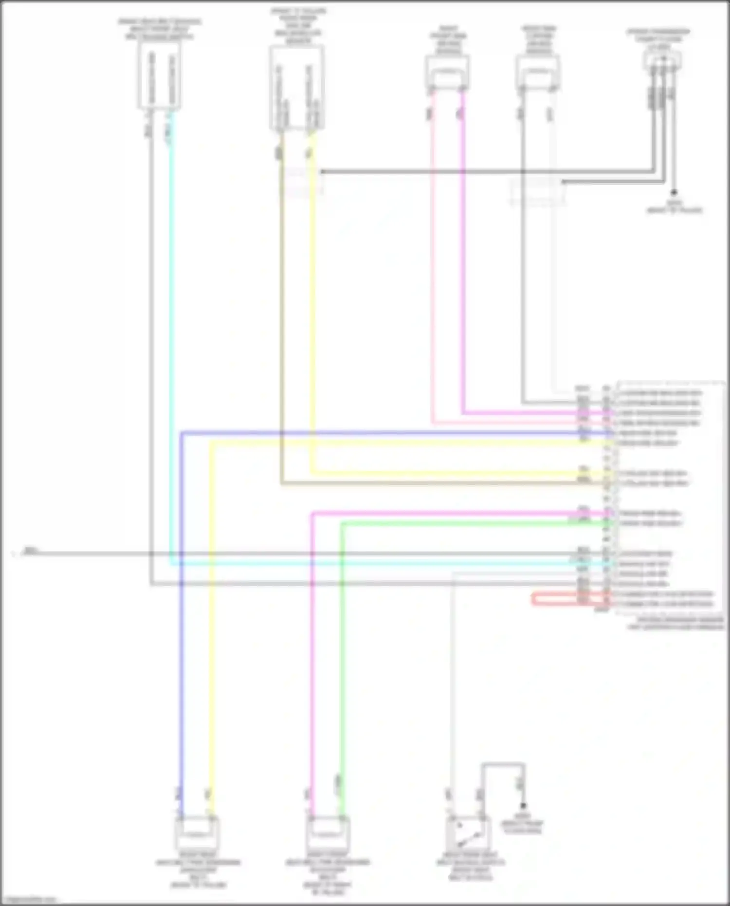 Wiring diagram wht for Infiniti QX50 II (2017-2024) (30 of 122)