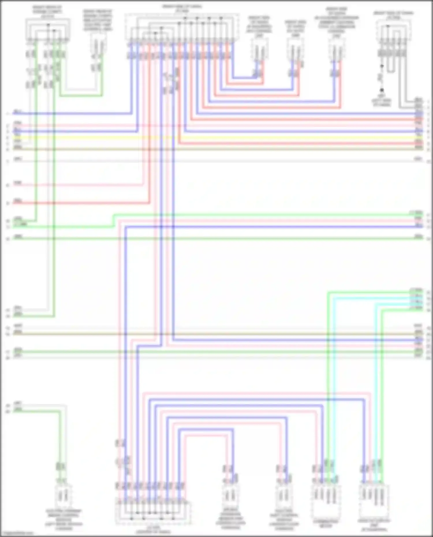 Wiring diagram wht for Infiniti QX50 II (2017-2024) (71 of 122)