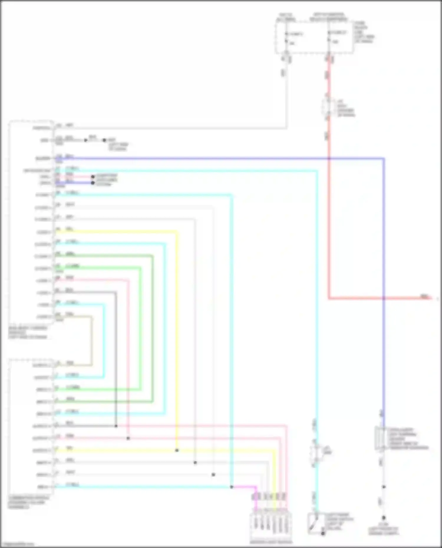 Wiring diagram yel for Infiniti QX50 II (2017-2024) (41 of 119)