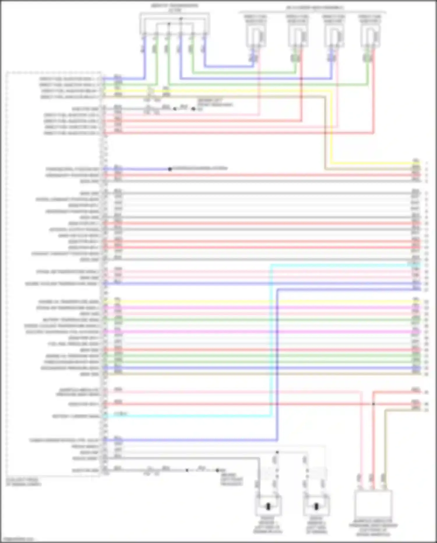 Wiring diagram yel for Infiniti QX50 II (2017-2024) (111 of 119)