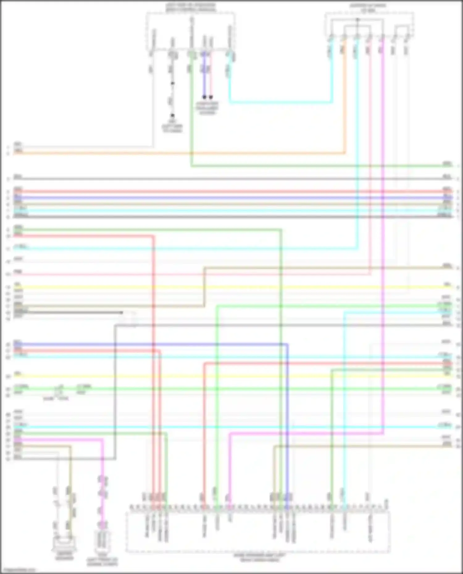 Wiring diagram yel for Infiniti QX50 II (2017-2024) (99 of 119)