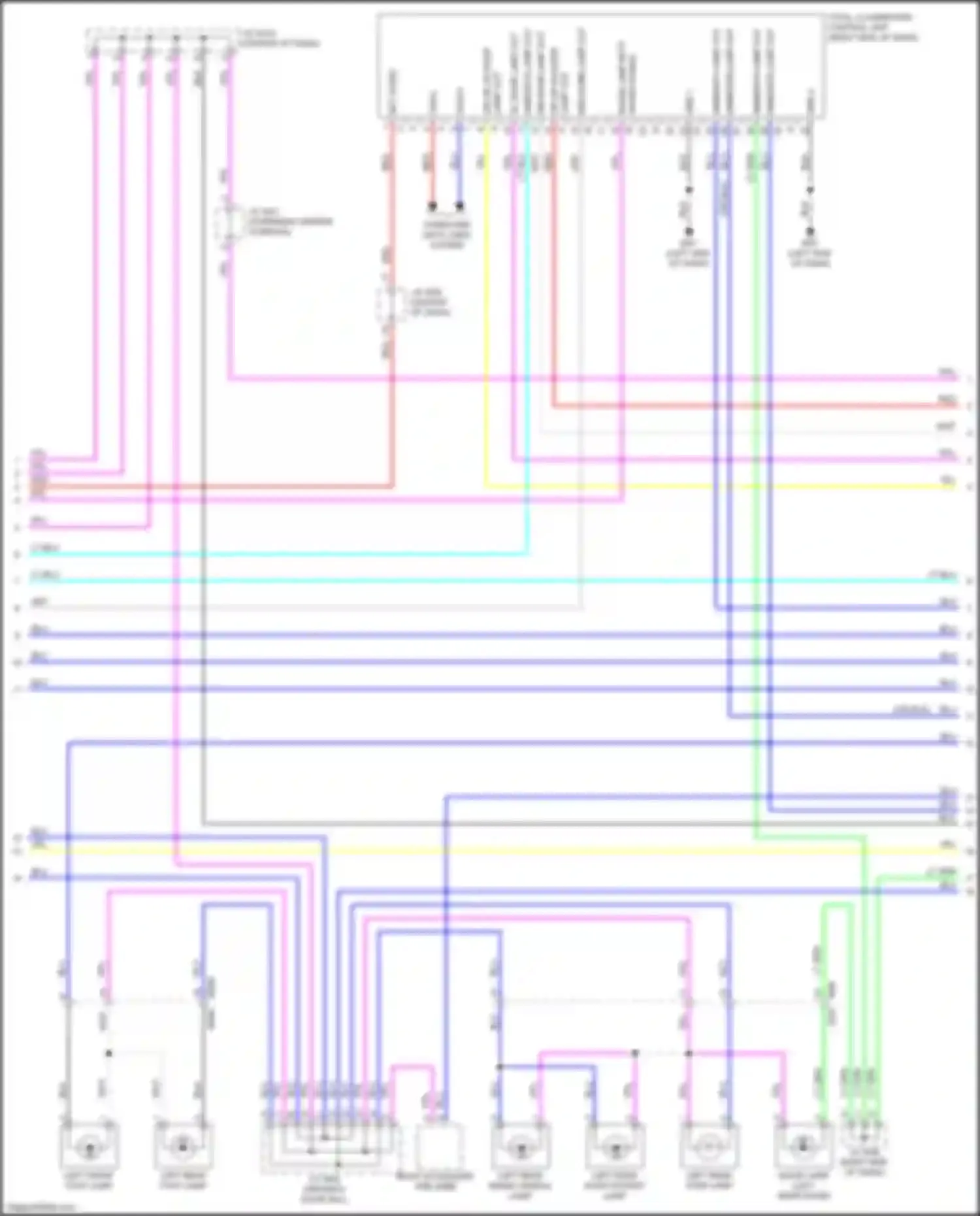 Wiring diagram yel for Infiniti QX50 II (2017-2024) (23 of 119)