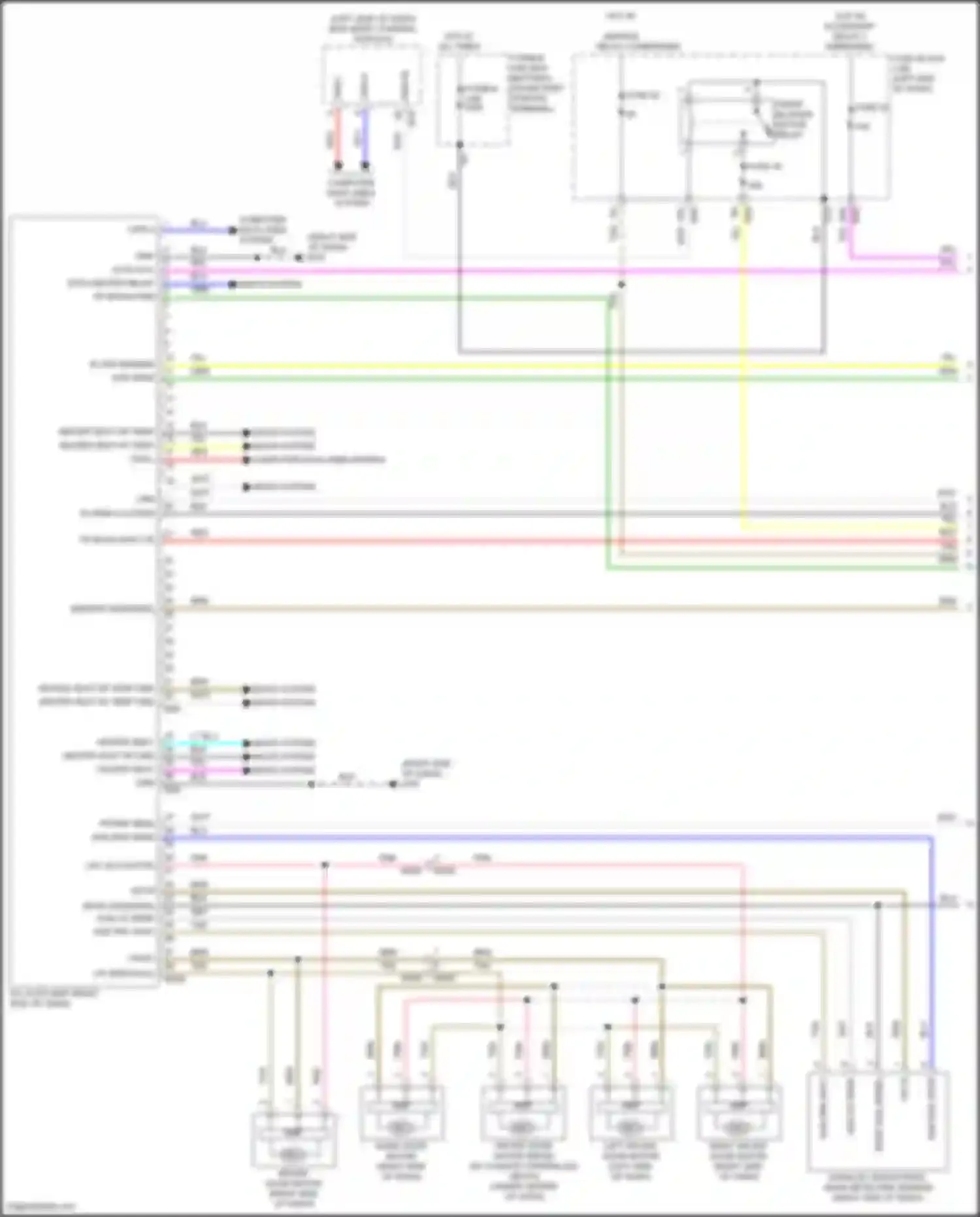 QX55 Infiniti I (2020-2024): Automatic a/c circuit (1 of 3)