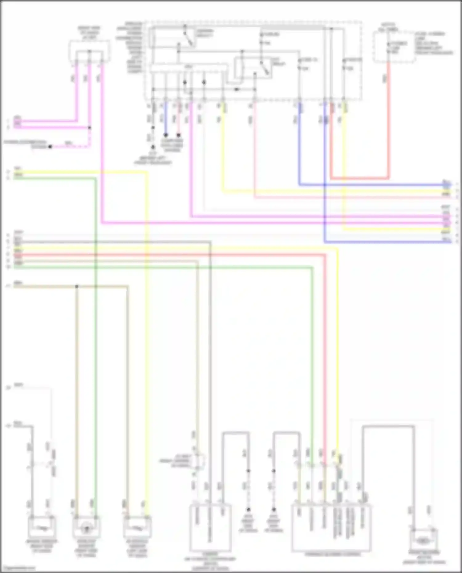 QX55 Infiniti I (2020-2024): Automatic a/c circuit (2 of 3)