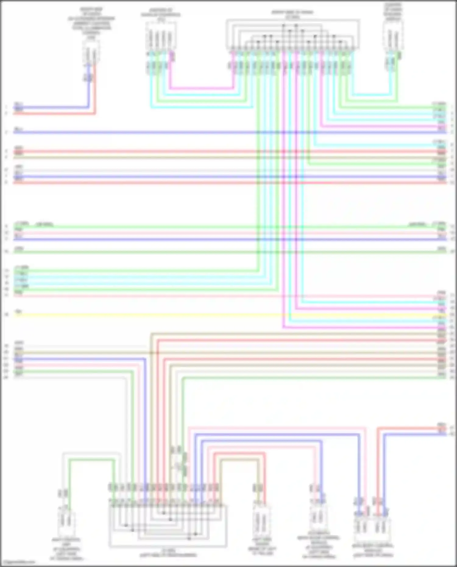 QX55 Infiniti I (2020-2024): Computer data lines circuit, w/o propilot assist (3 of 6)