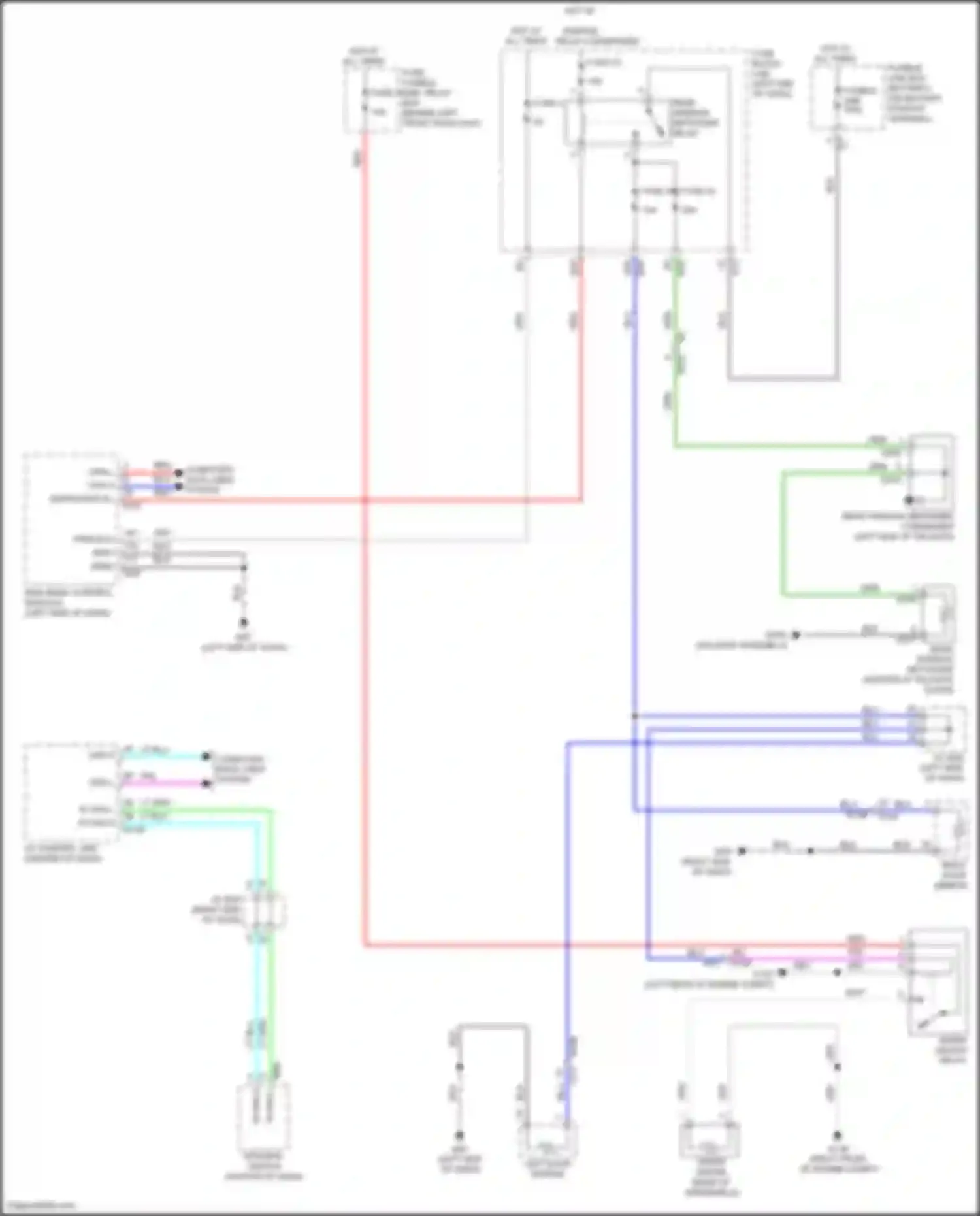 QX55 Infiniti I (2020-2024): Defoggers circuit