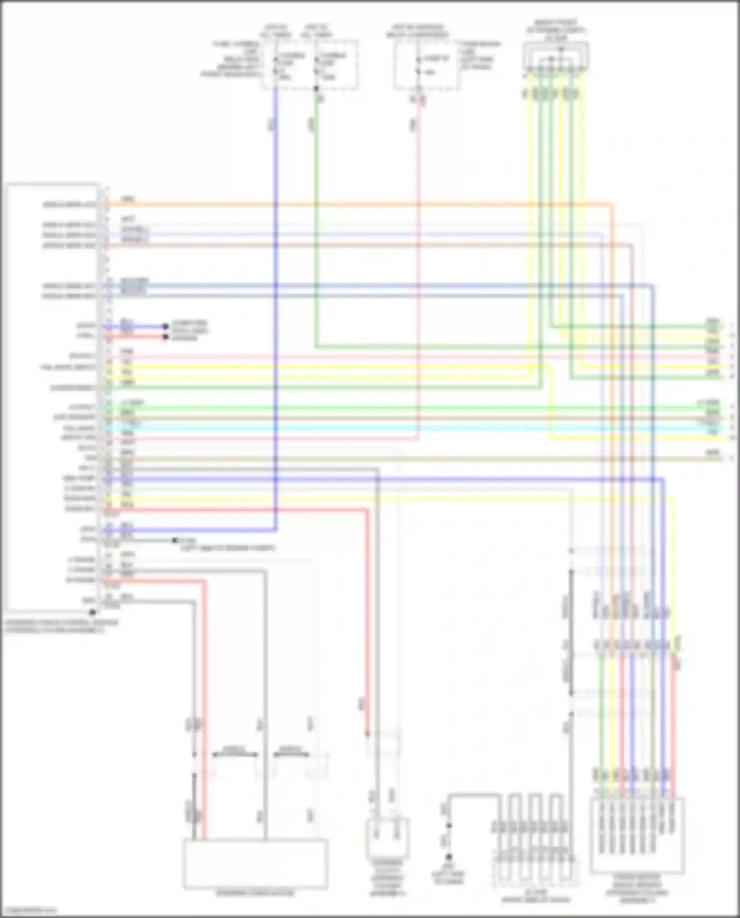 QX55 Infiniti I (2020-2024): Direct adaptive steering circuit (1 of 2)