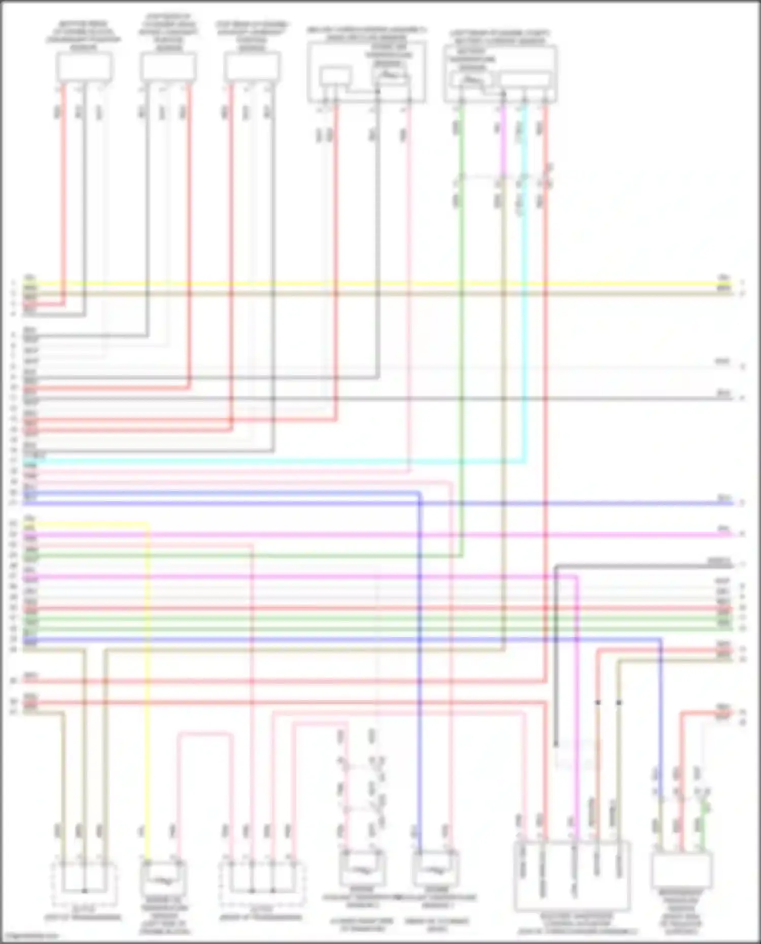 QX55 Infiniti I (2020-2024): Wiring diagram engine performance 2.0l turbo (2 of 9)