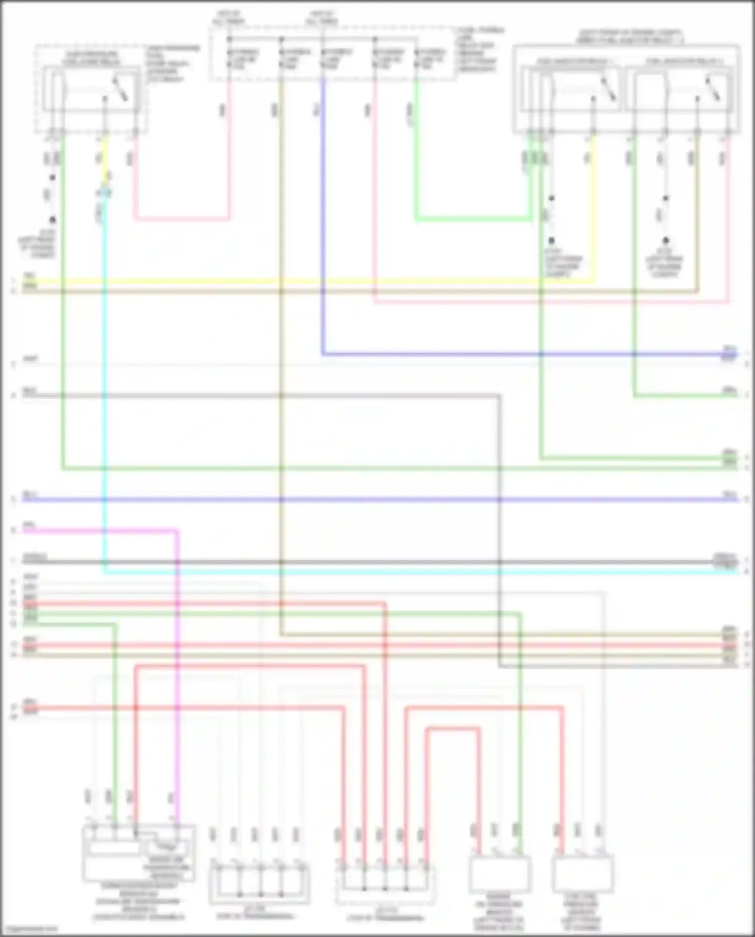 QX55 Infiniti I (2020-2024): Wiring diagram engine performance 2.0l turbo (3 of 9)
