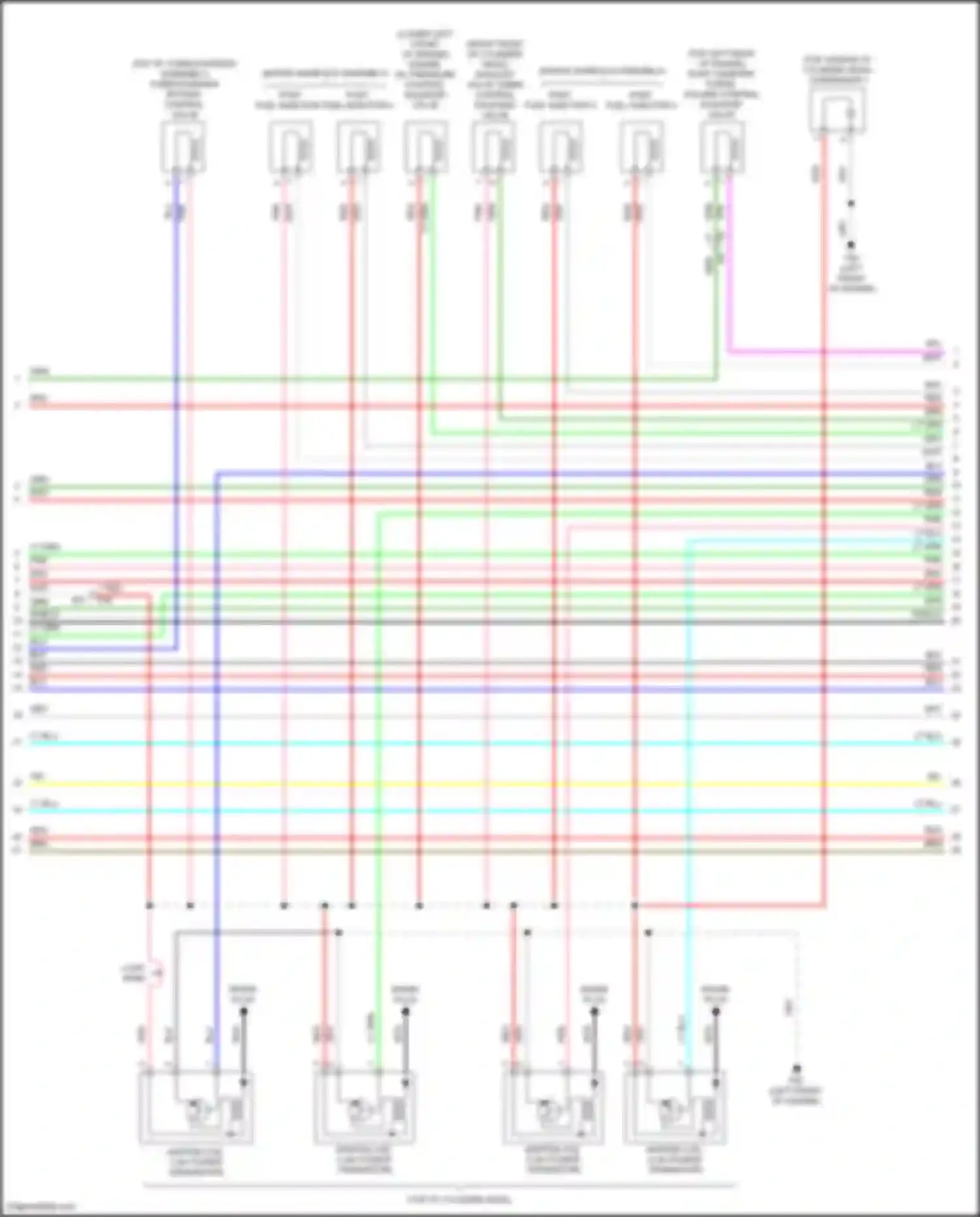 QX55 Infiniti I (2020-2024): Wiring diagram engine performance 2.0l turbo (5 of 9)
