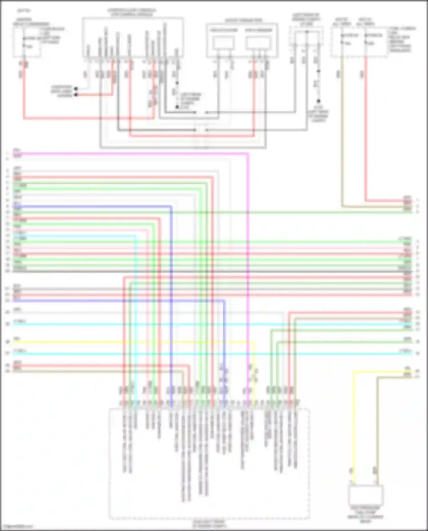 QX55 Infiniti I (2020-2024): Wiring diagram engine performance 2.0l turbo (6 of 9)