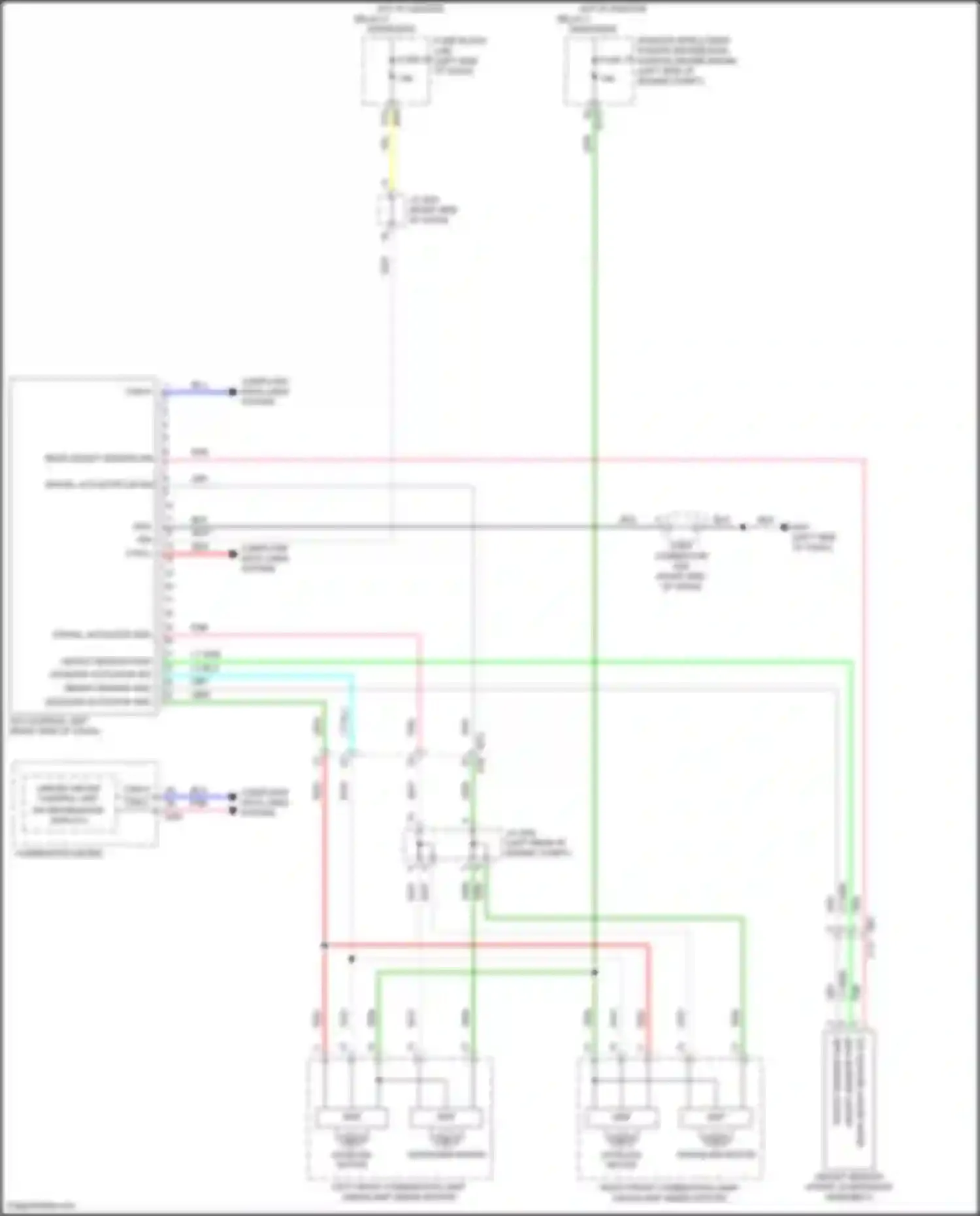 QX55 Infiniti I (2020-2024): Adaptive front lighting circuit