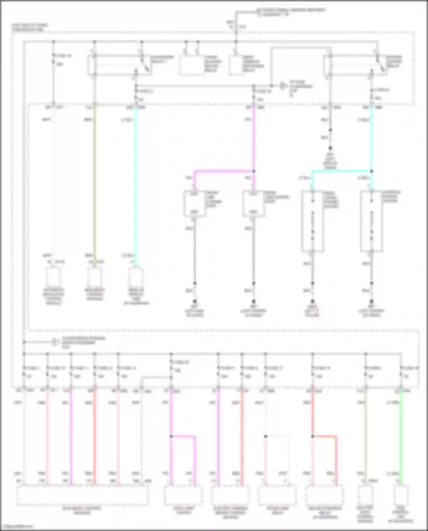QX55 Infiniti I (2020-2024): Power distribution circuit (2 of 9)