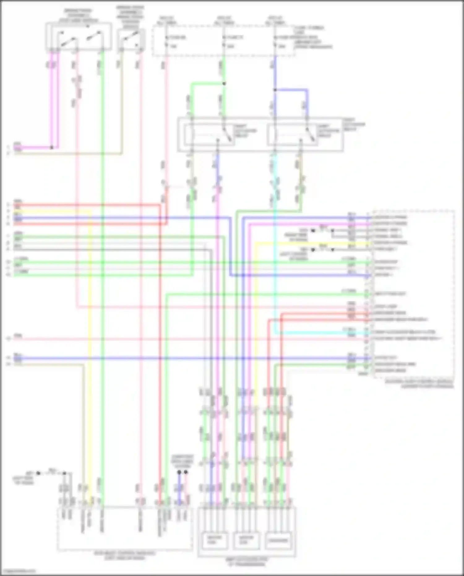 QX55 Infiniti I (2020-2024): Shift interlock circuit (2 of 2)