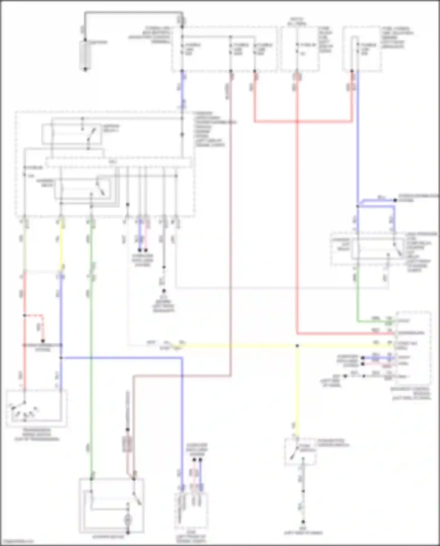 QX55 Infiniti I (2020-2024): Starting circuit