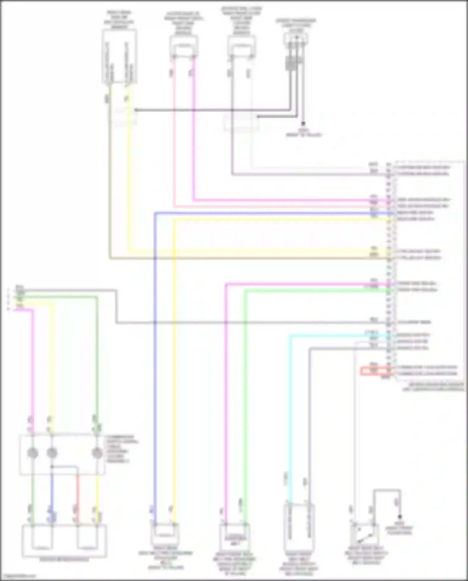 QX55 Infiniti I (2020-2024): Supplemental restraints circuit (3 of 3)