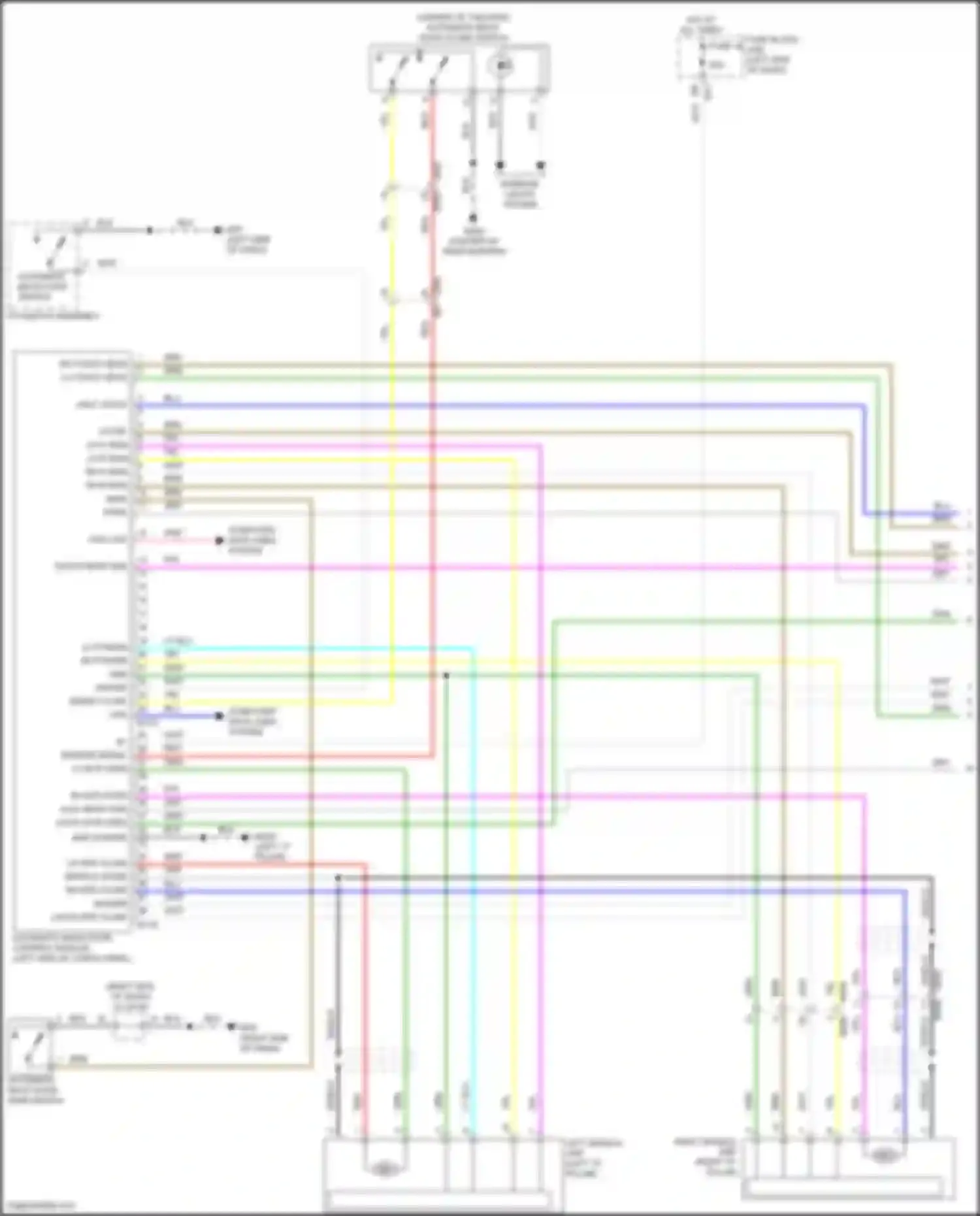 QX55 Infiniti I (2020-2024): Automatic back door circuit (1 of 2)