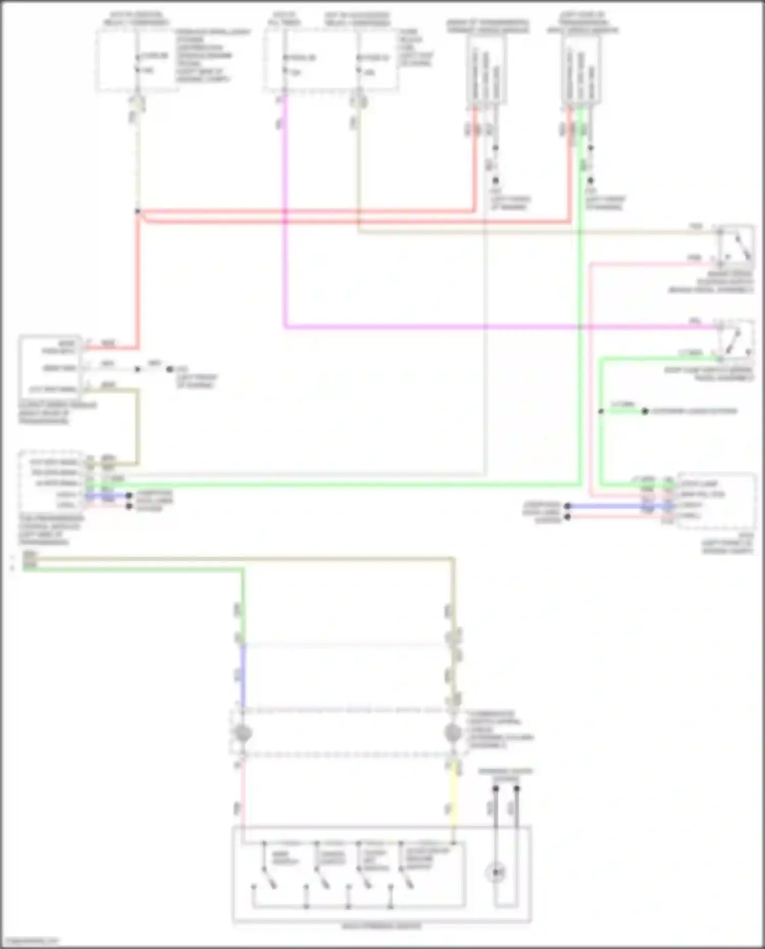 Wiring diagram pri spd sens for Infiniti QX55 I (2020-2024)