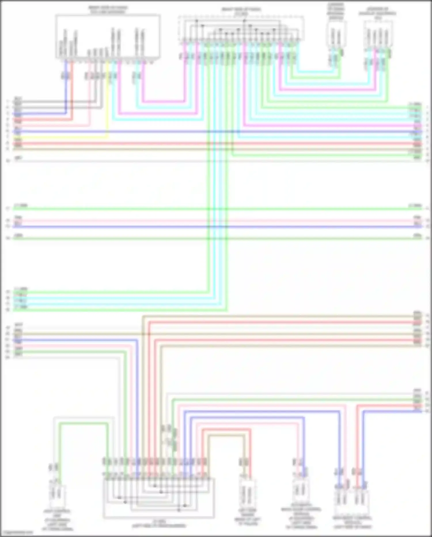 Wiring diagram can-h for Infiniti QX55 I (2020-2024) (58 of 78)