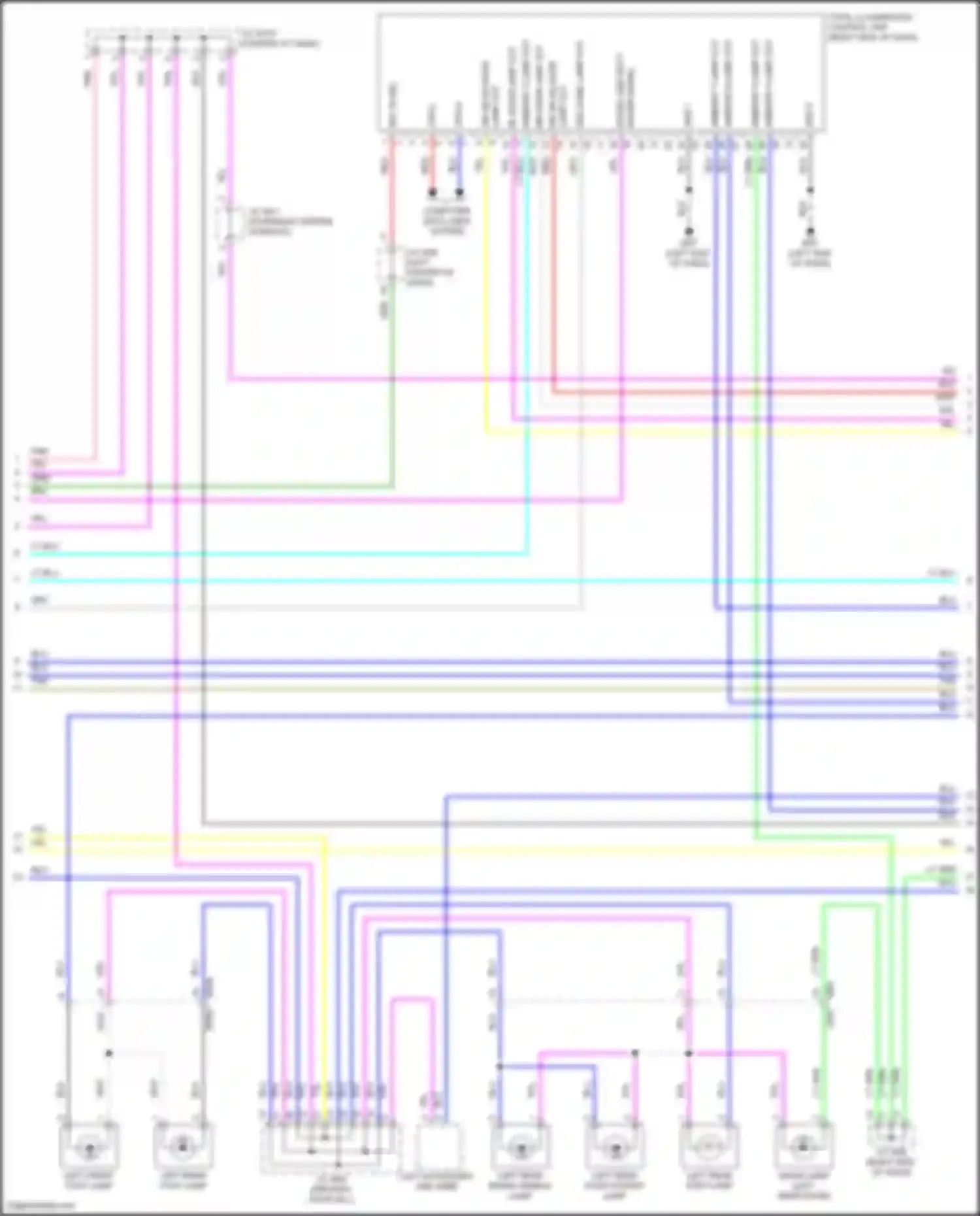 Wiring diagram can-h for Infiniti QX55 I (2020-2024) (26 of 78)