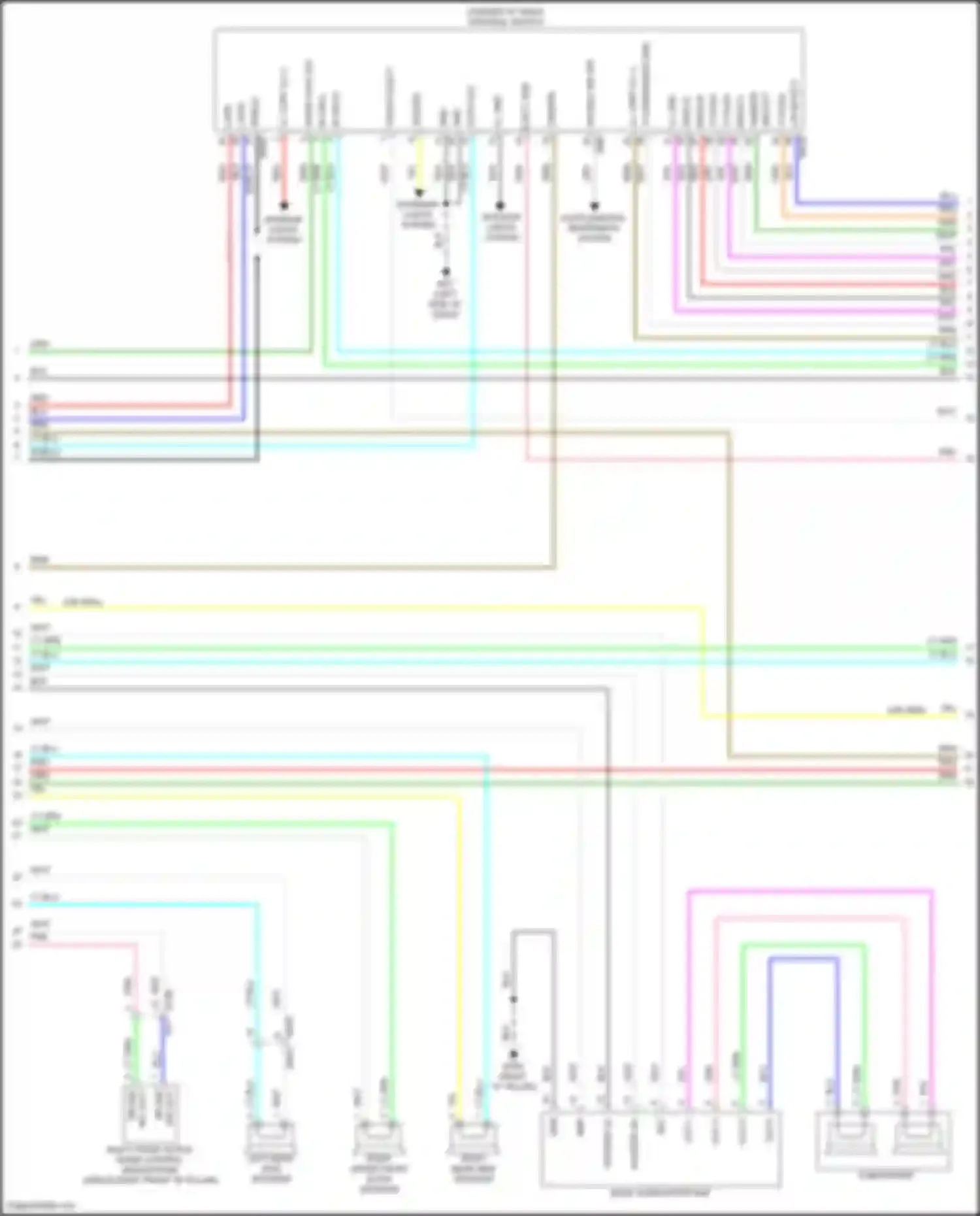 Wiring diagram encd-a for Infiniti QX55 I (2020-2024)
