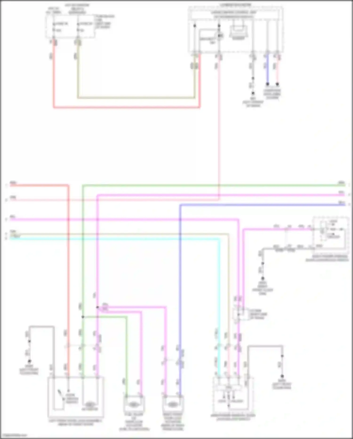 Wiring diagram computer data lines system for Infiniti QX55 I (2020-2024)