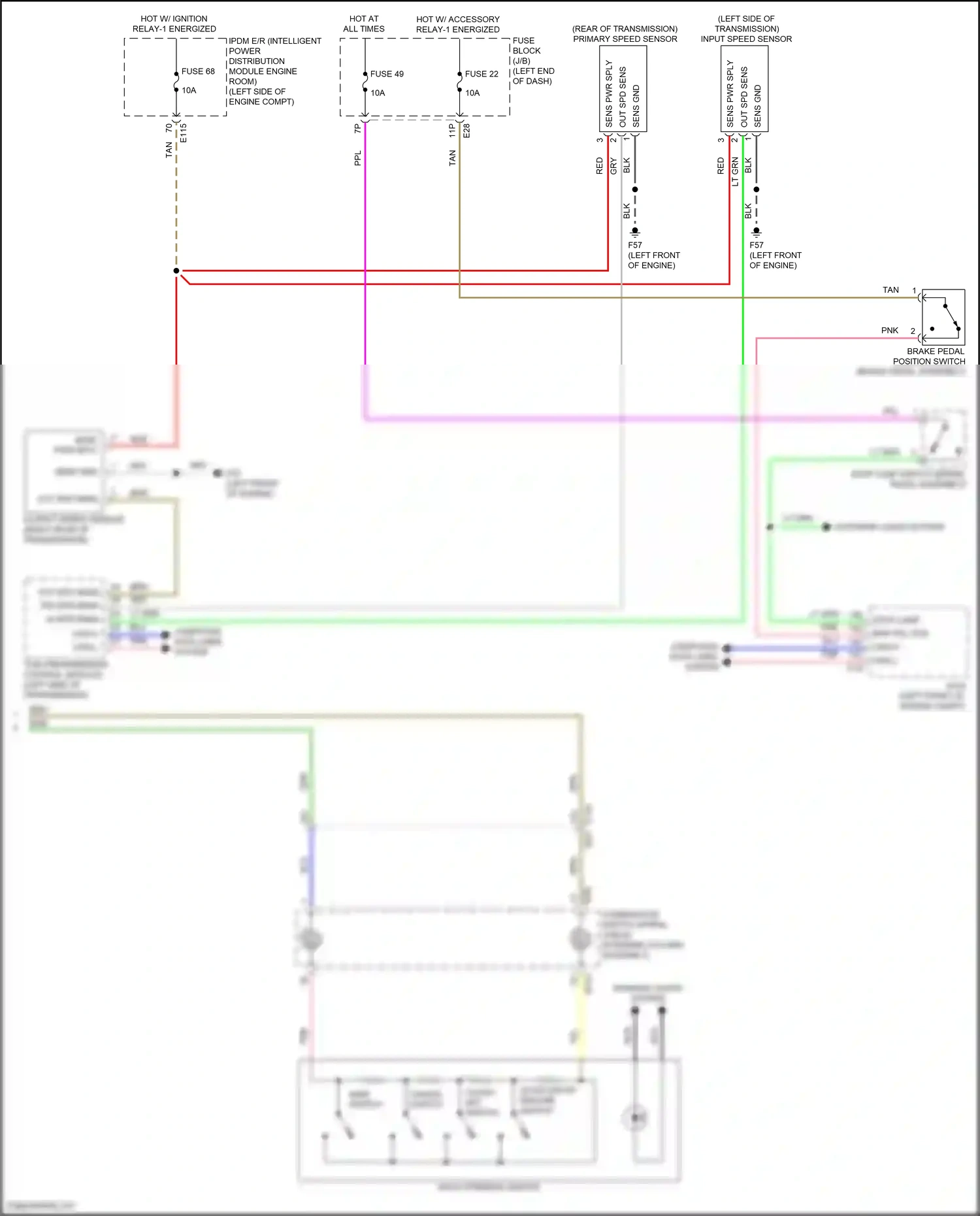 Wiring diagram computer data lines system for Infiniti QX55 I (2020-2024) (44 of 81)