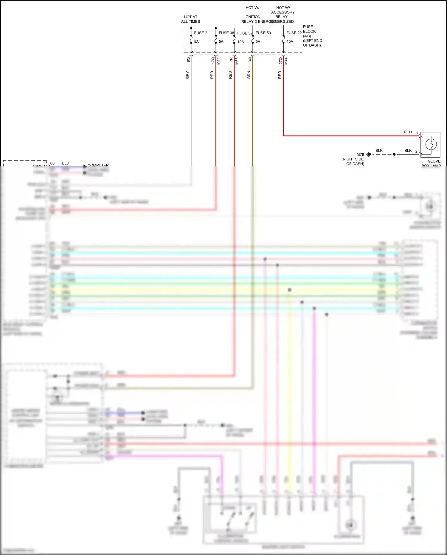 Wiring diagram computer data lines system for Infiniti QX55 I (2020-2024) (35 of 81)