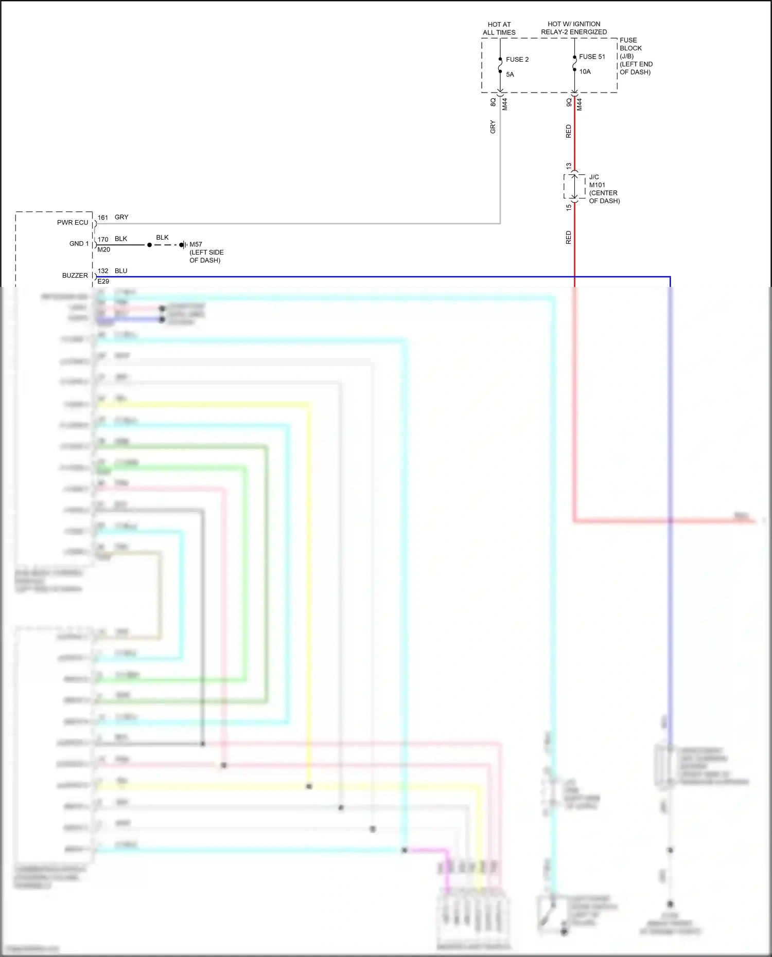 Wiring diagram computer data lines system for Infiniti QX55 I (2020-2024) (51 of 81)