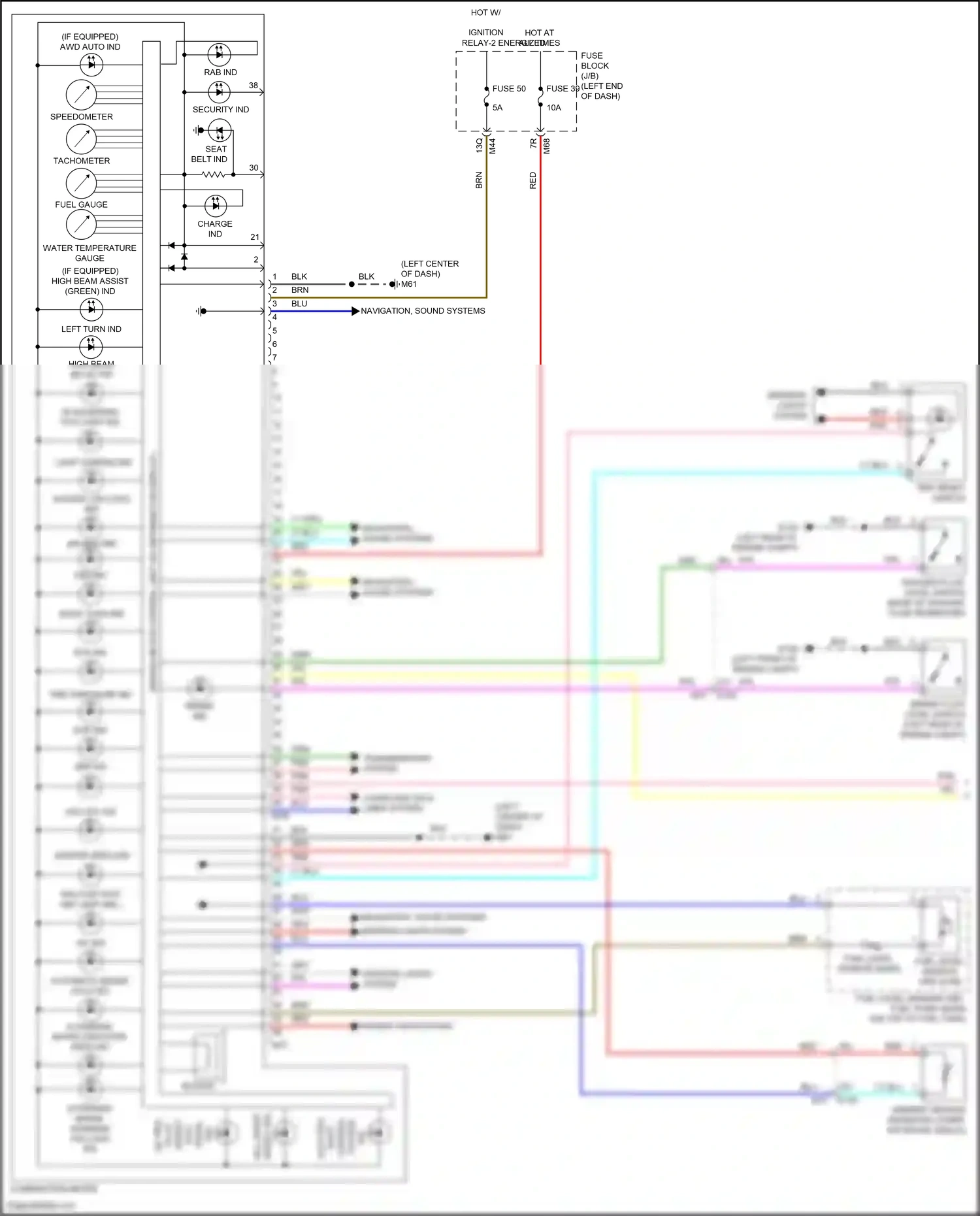 Wiring diagram computer data lines system for Infiniti QX55 I (2020-2024) (46 of 81)