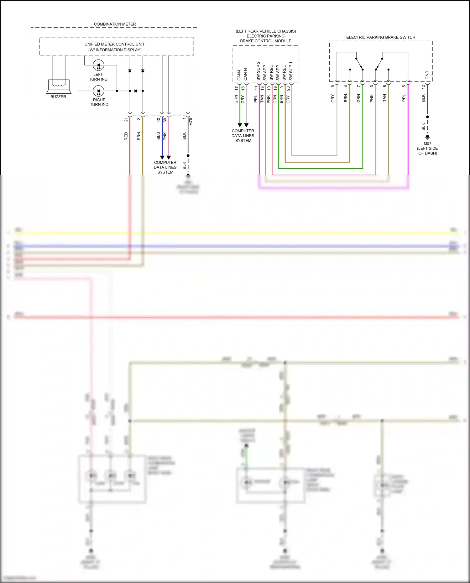 Wiring diagram computer data lines system for Infiniti QX55 I (2020-2024) (55 of 81)