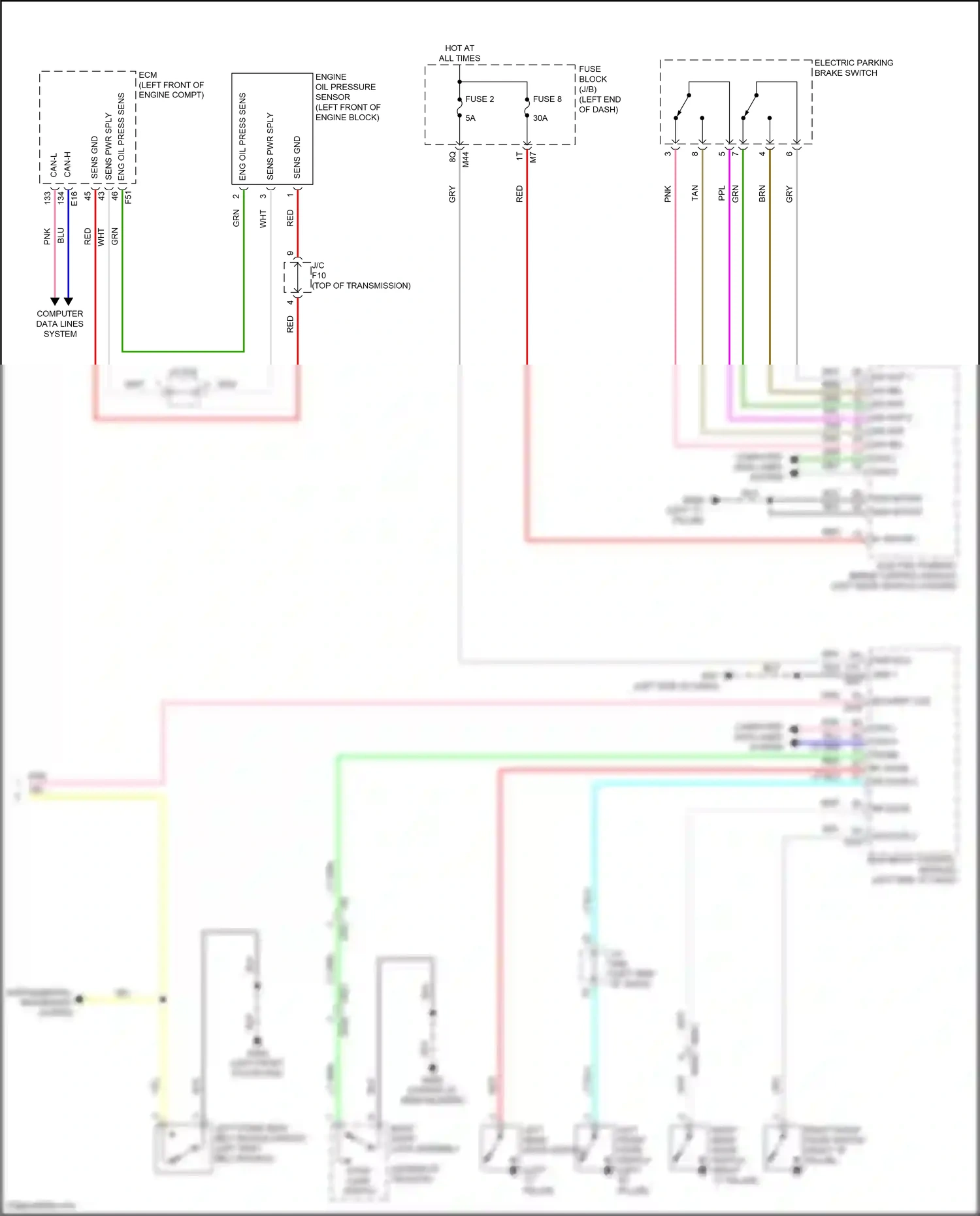 Wiring diagram computer data lines system for Infiniti QX55 I (2020-2024) (47 of 81)