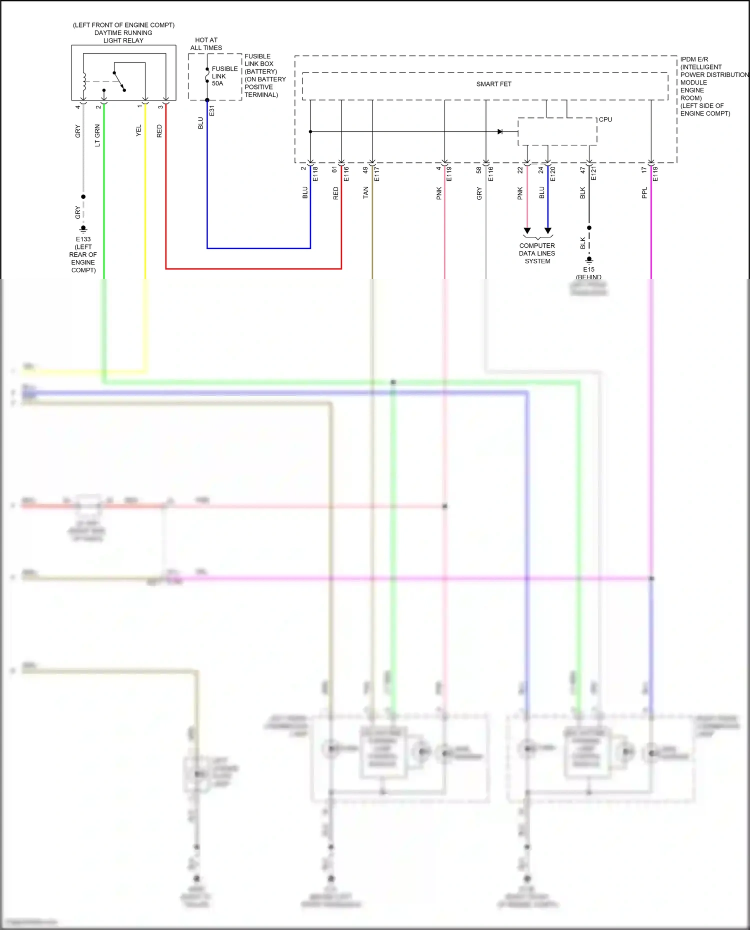 Wiring diagram computer data lines system for Infiniti QX55 I (2020-2024) (56 of 81)
