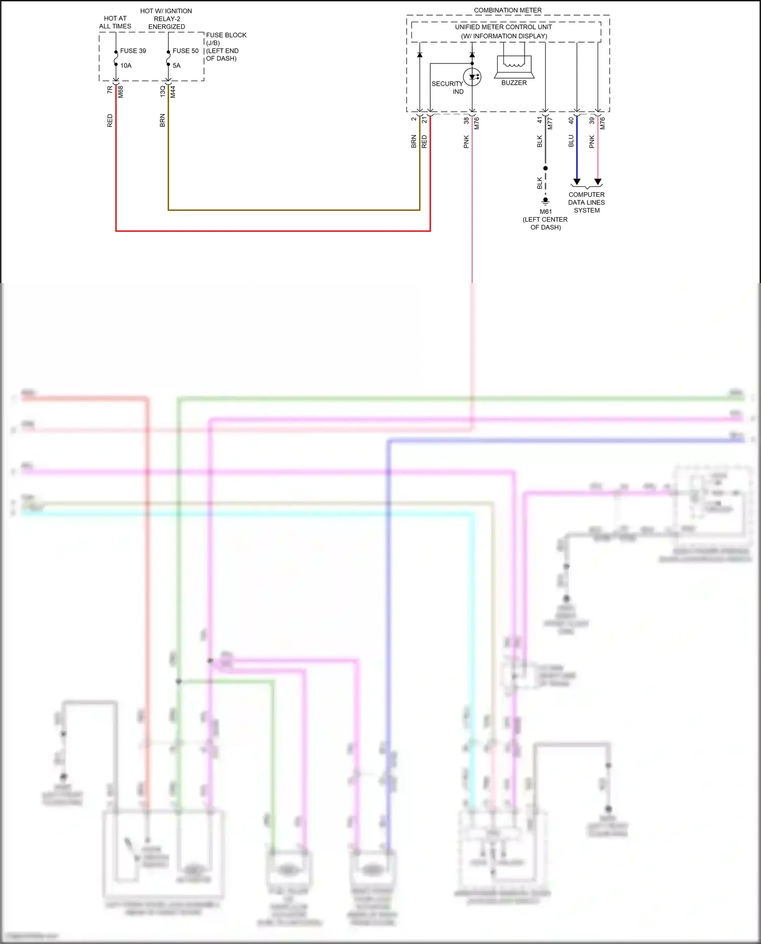 Wiring diagram computer data lines system for Infiniti QX55 I (2020-2024) (7 of 81)