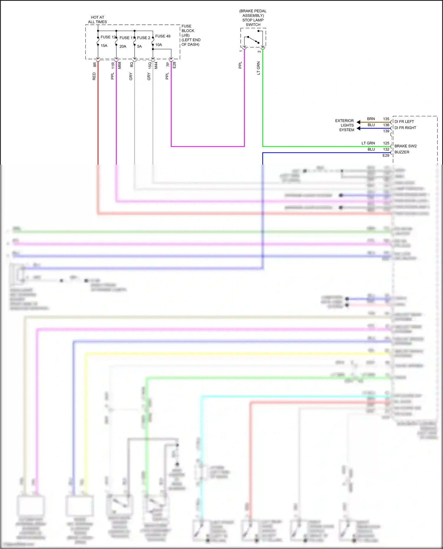 Wiring diagram computer data lines system for Infiniti QX55 I (2020-2024) (12 of 81)