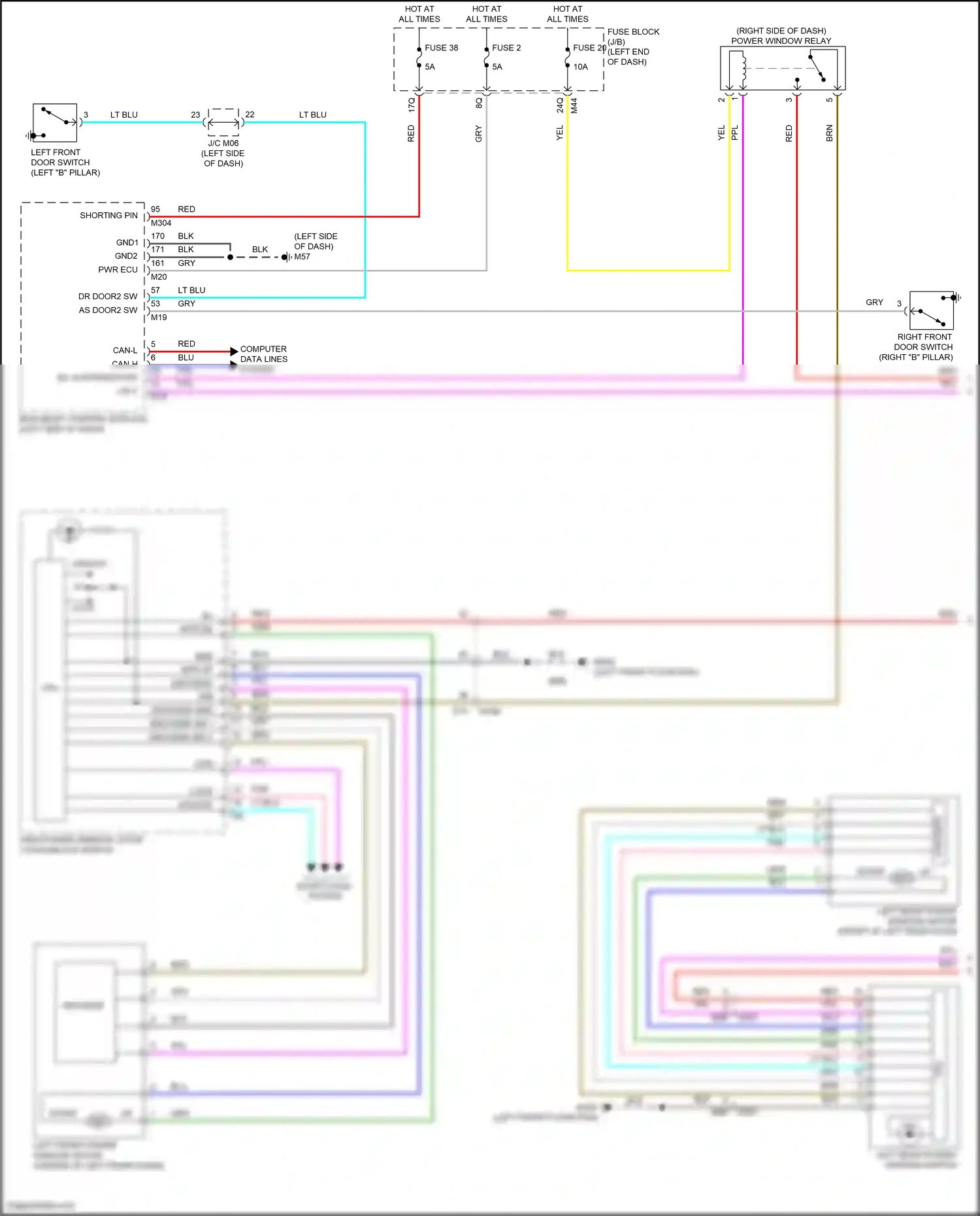 Wiring diagram encoder sig 1 for Infiniti QX55 I (2020-2024) (1 of 1)