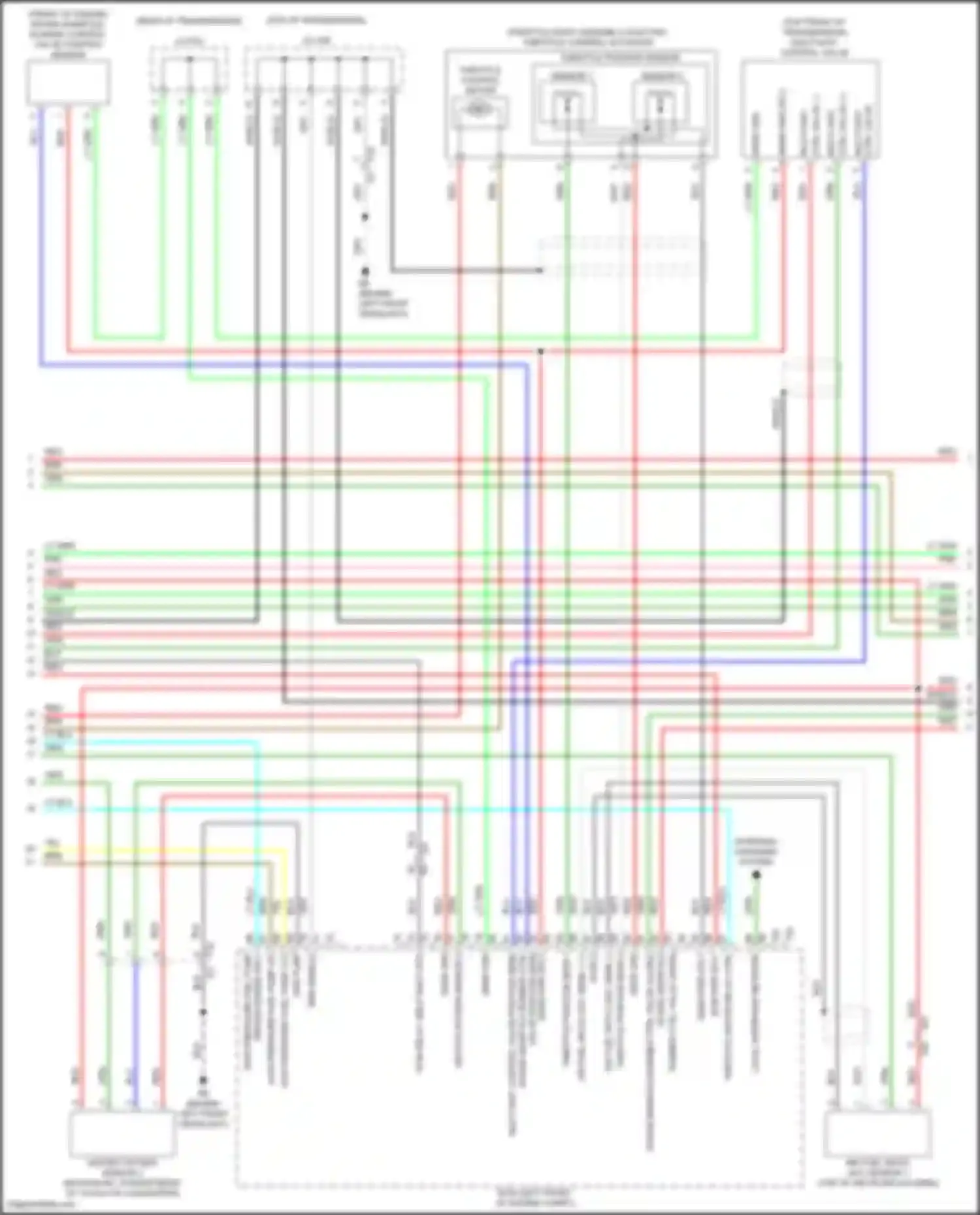 Wiring diagram multi-way for Infiniti QX55 I (2020-2024)