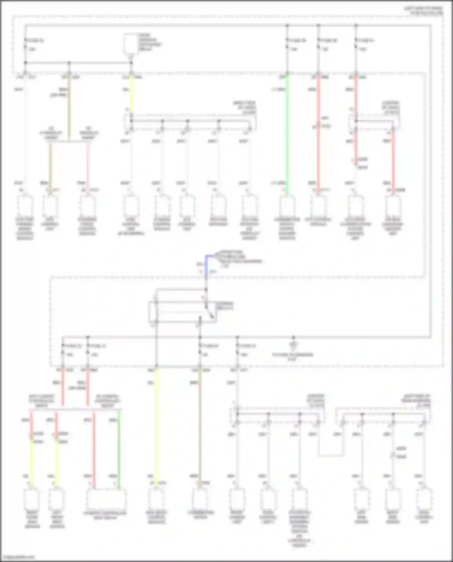 Wiring diagram fuse 36 for Infiniti QX55 I (2020-2024) (1 of 2)