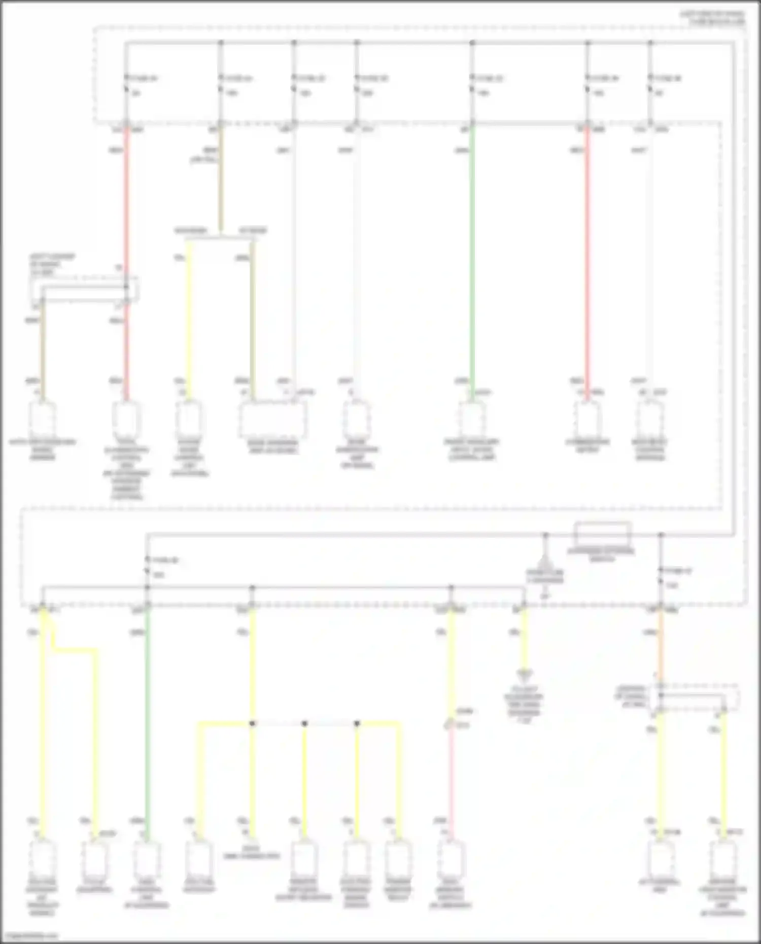 Wiring diagram fuse 46 for Infiniti QX55 I (2020-2024) (2 of 3)
