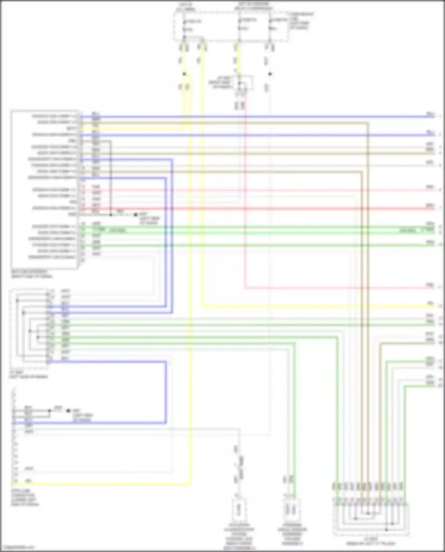 Wiring diagram fuse 55 for Infiniti QX55 I (2020-2024) (4 of 13)