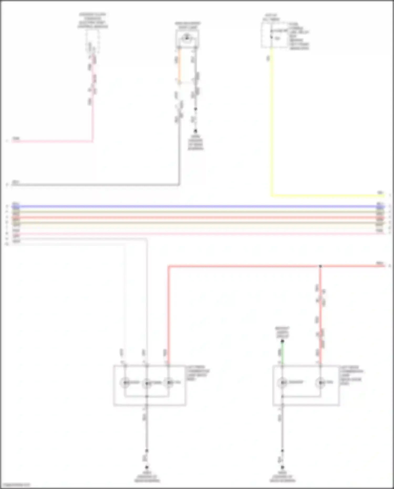 Wiring diagram fuse 85 for Infiniti QX55 I (2020-2024) (1 of 2)