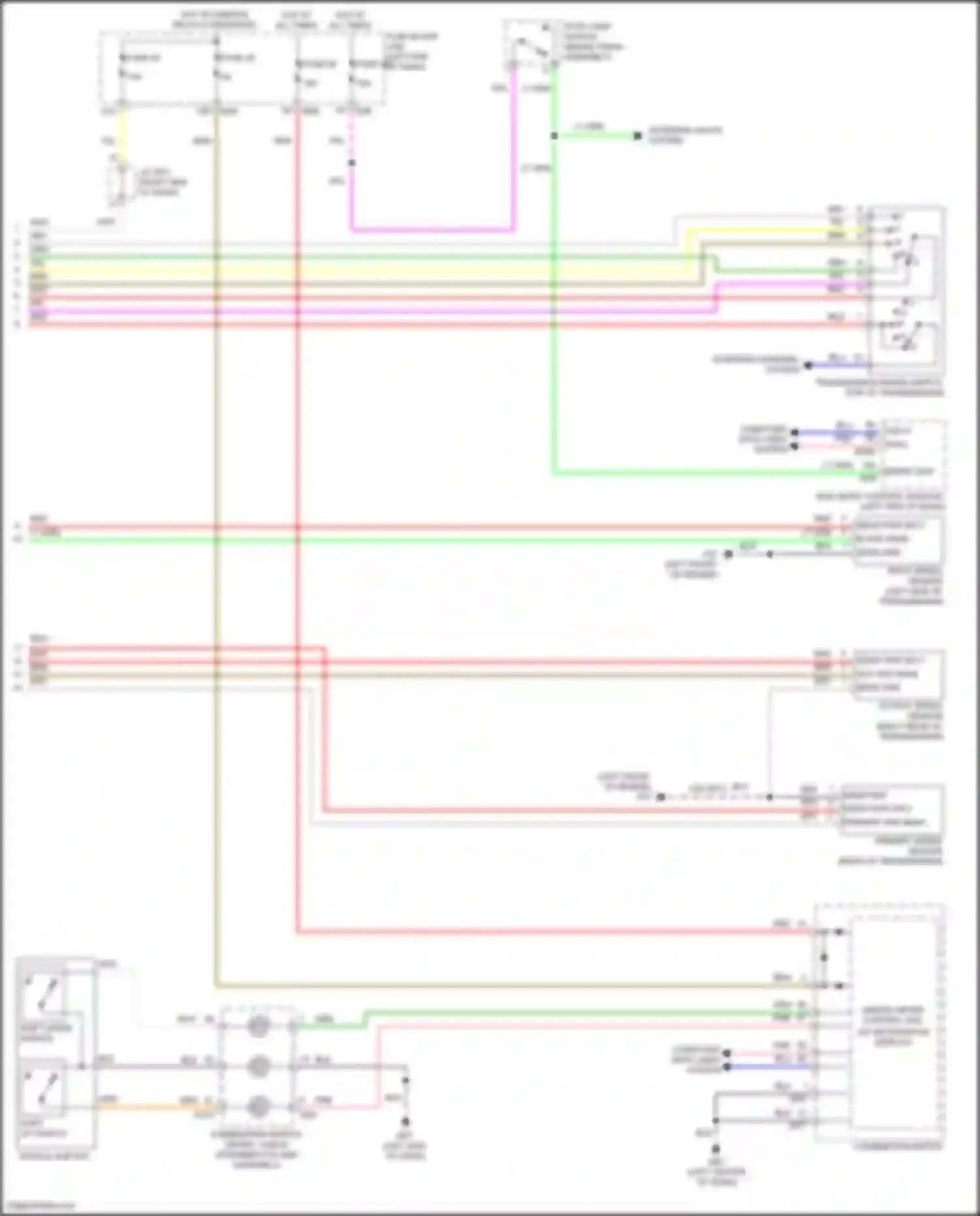 Wiring diagram hot at all times for Infiniti QX55 I (2020-2024) (23 of 72)
