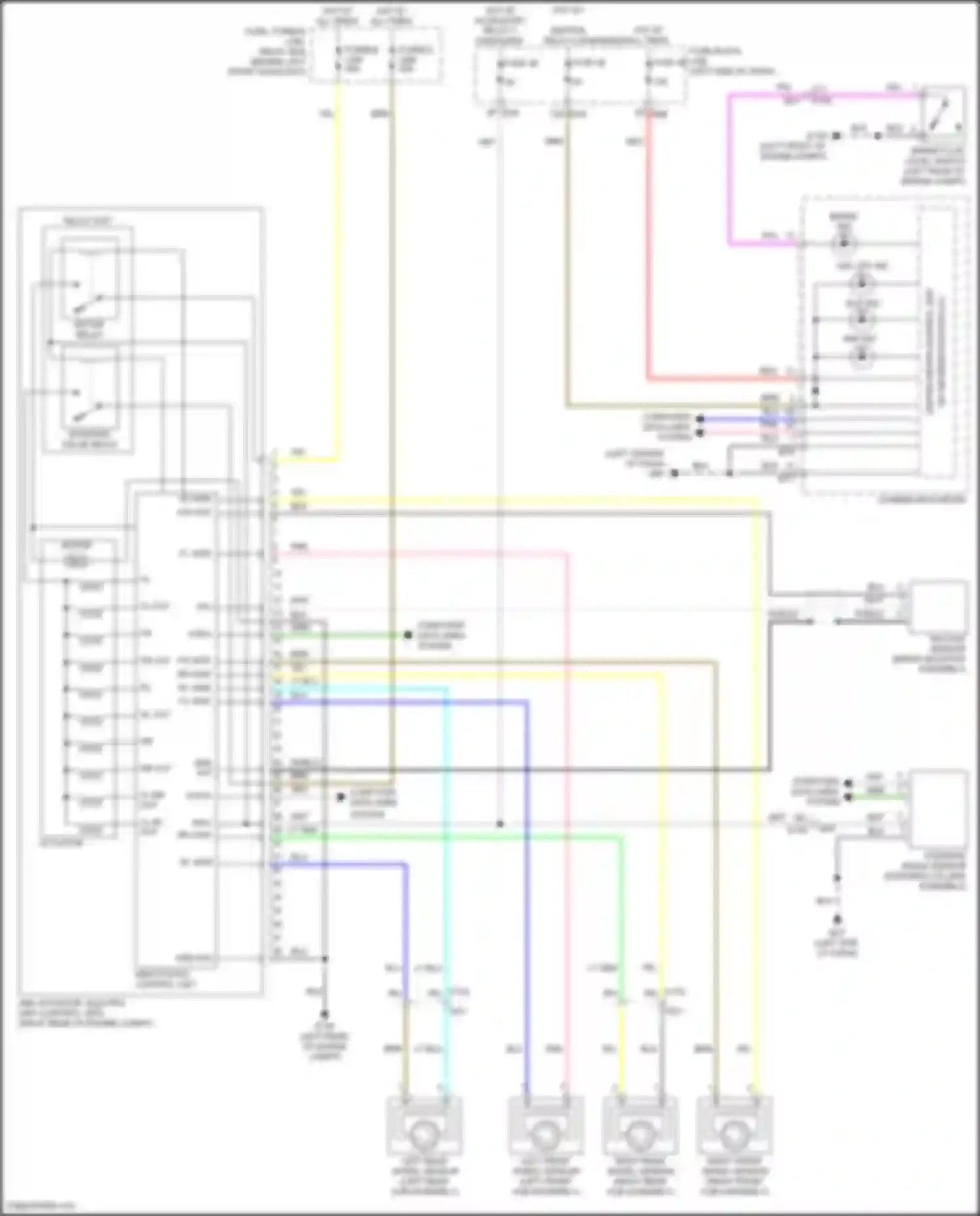 Wiring diagram circuit breaker 2 for Infiniti QX55 I (2020-2024)